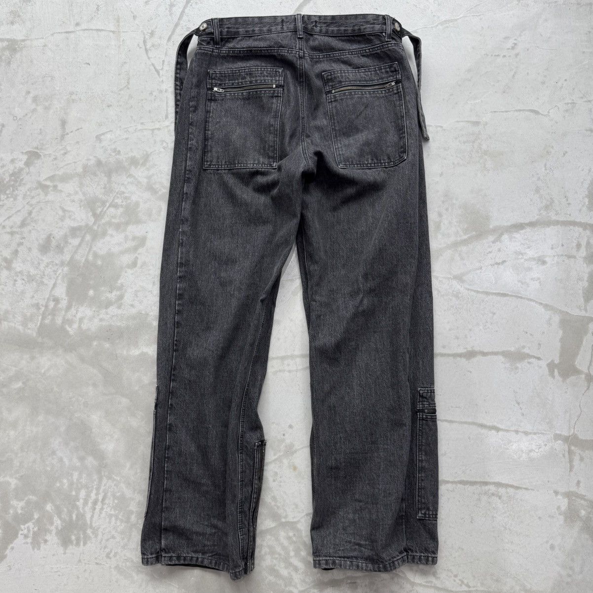 Y/Project Y/Project Pop-up Black Denim Pants Size US 30 / EU 46 - 2 Thumbnail