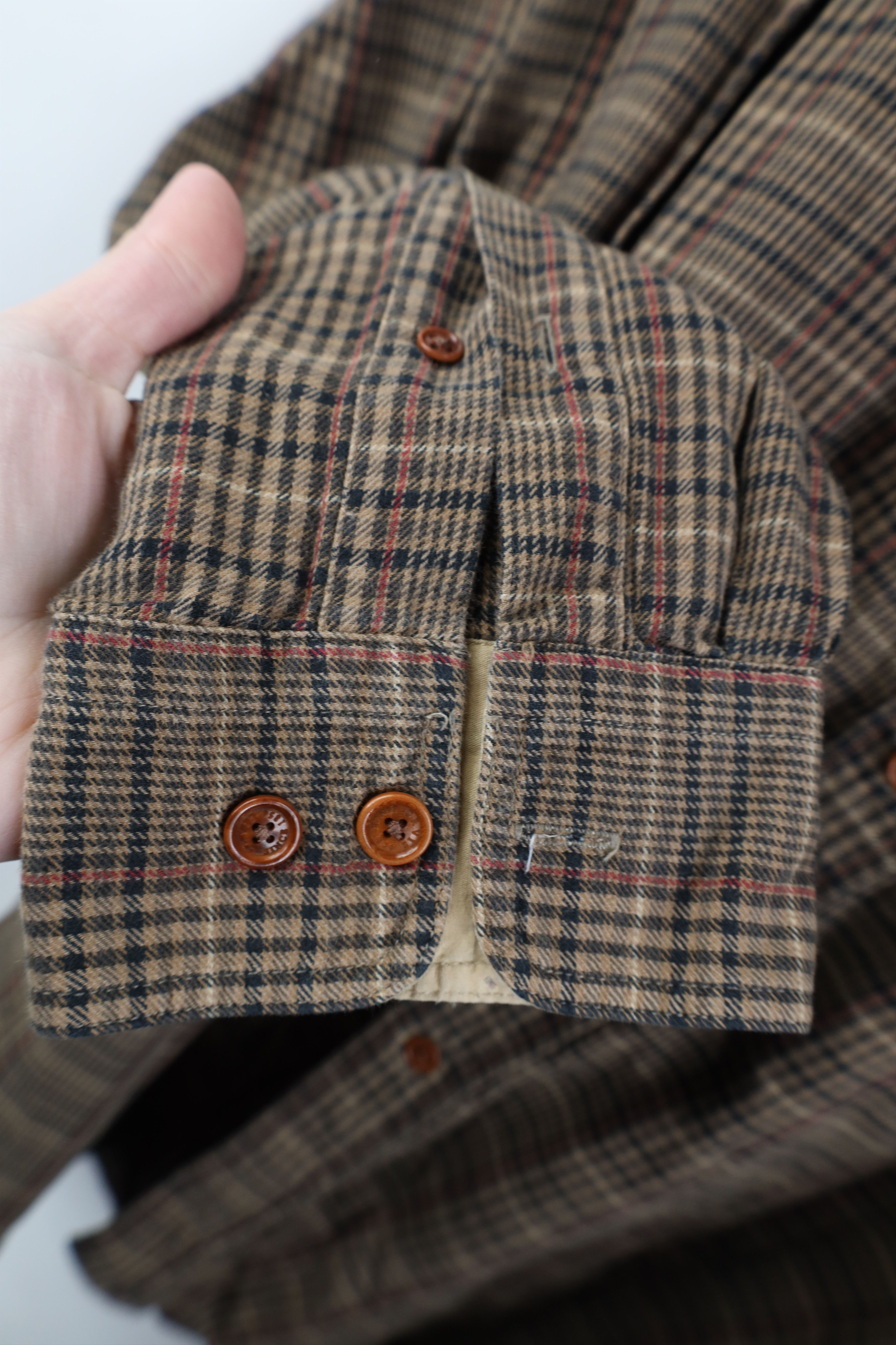 Orvis Vintage 90s Orvis Flannel Collared Button Down Shirt Size US XL / EU 56 / 4 - 7 Thumbnail