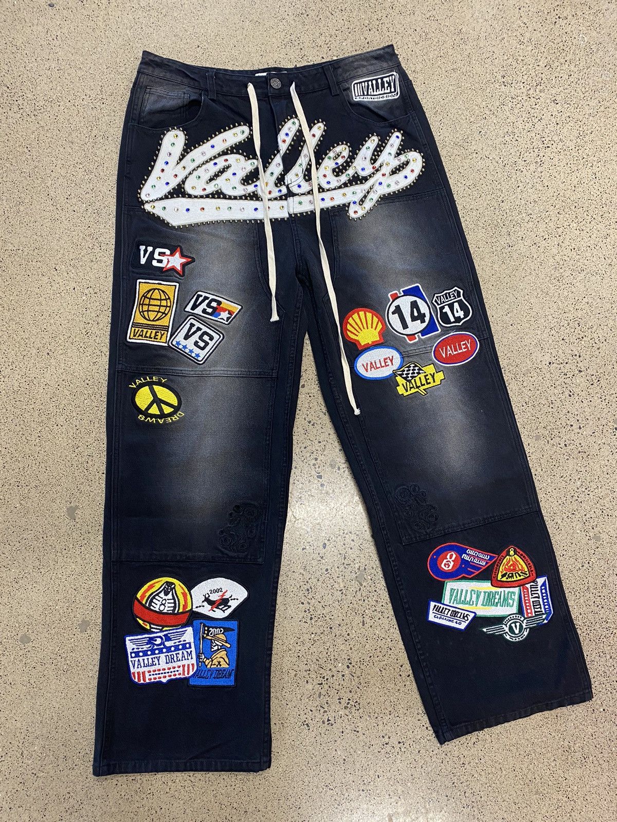 Vale 💀Vale 1980s Painters Denim💀 Size US 34 / EU 50 - 1 Thumbnail