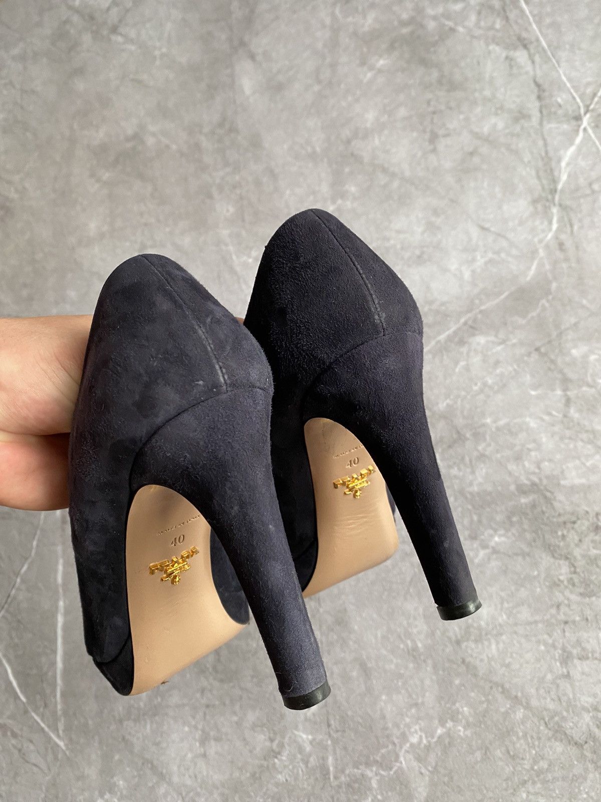 Prada Prada Milano Suede Pumps Heels Women’s Shoes Made in Italy Size US 10 / IT 40 - 9 Thumbnail