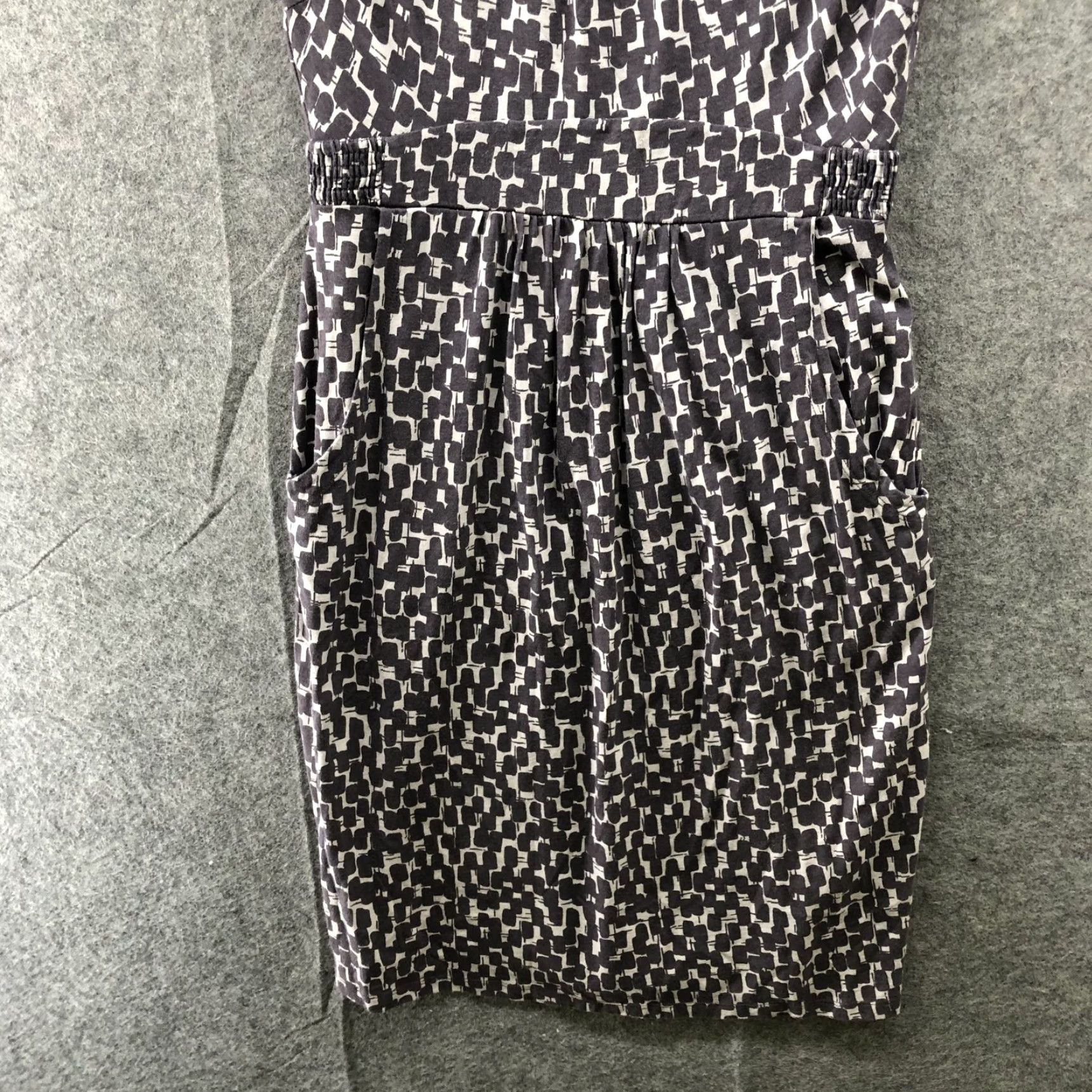 Boden Boden Floral Cap Sleeve Dress Size 8 Purple Knit Scoop Neck Knee Length Womens Size M / US 6-8 / IT 42-44 - 4 Thumbnail
