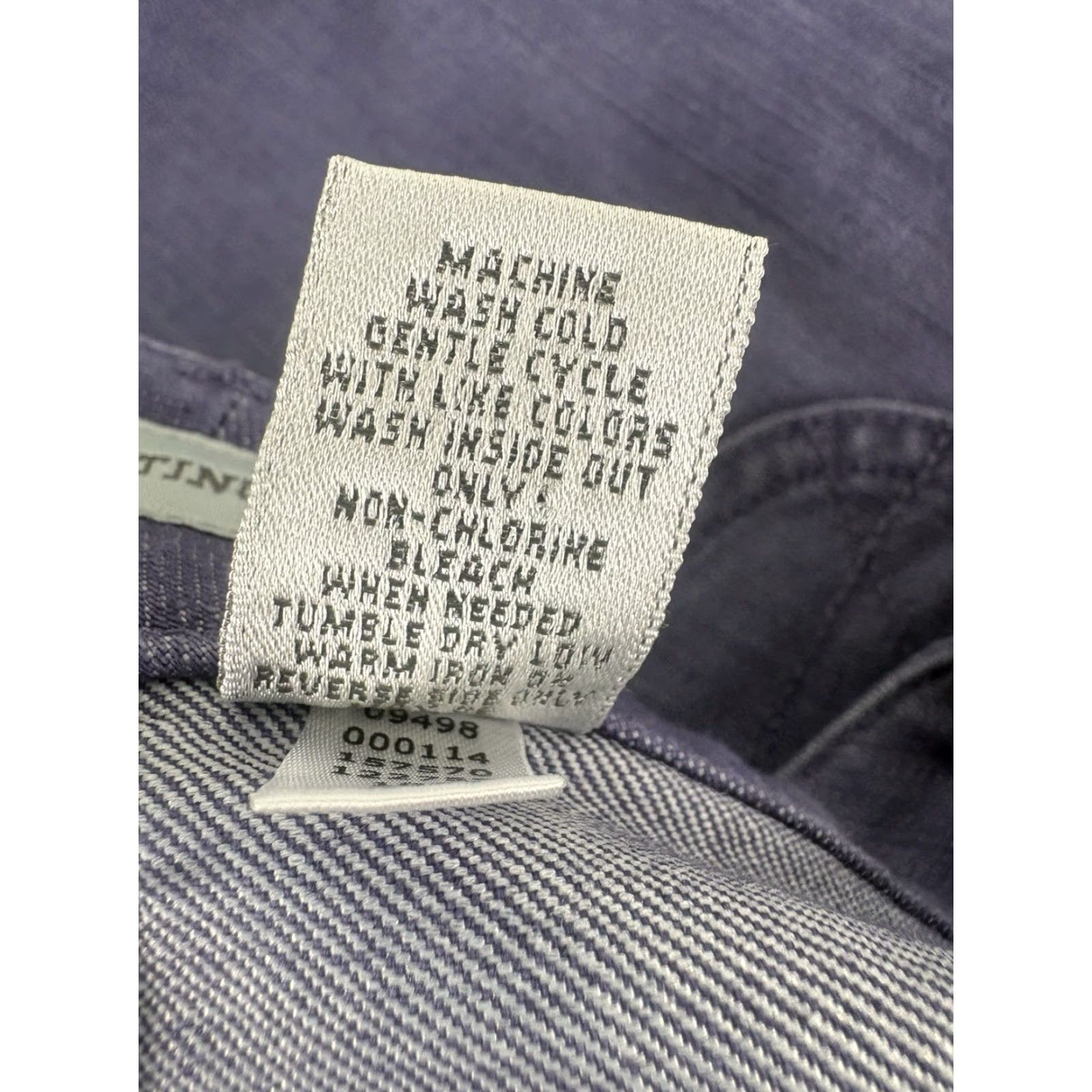 Vintage Chicos Platinum Denim Jeans Womens Size 4 Slim Leg Ultimate Fit 28in Waist 30in Inseam Purple Wash 5 Pocket Design City 90s Womens Jeans Size 27" / US 4 / IT 40 - 8 Thumbnail
