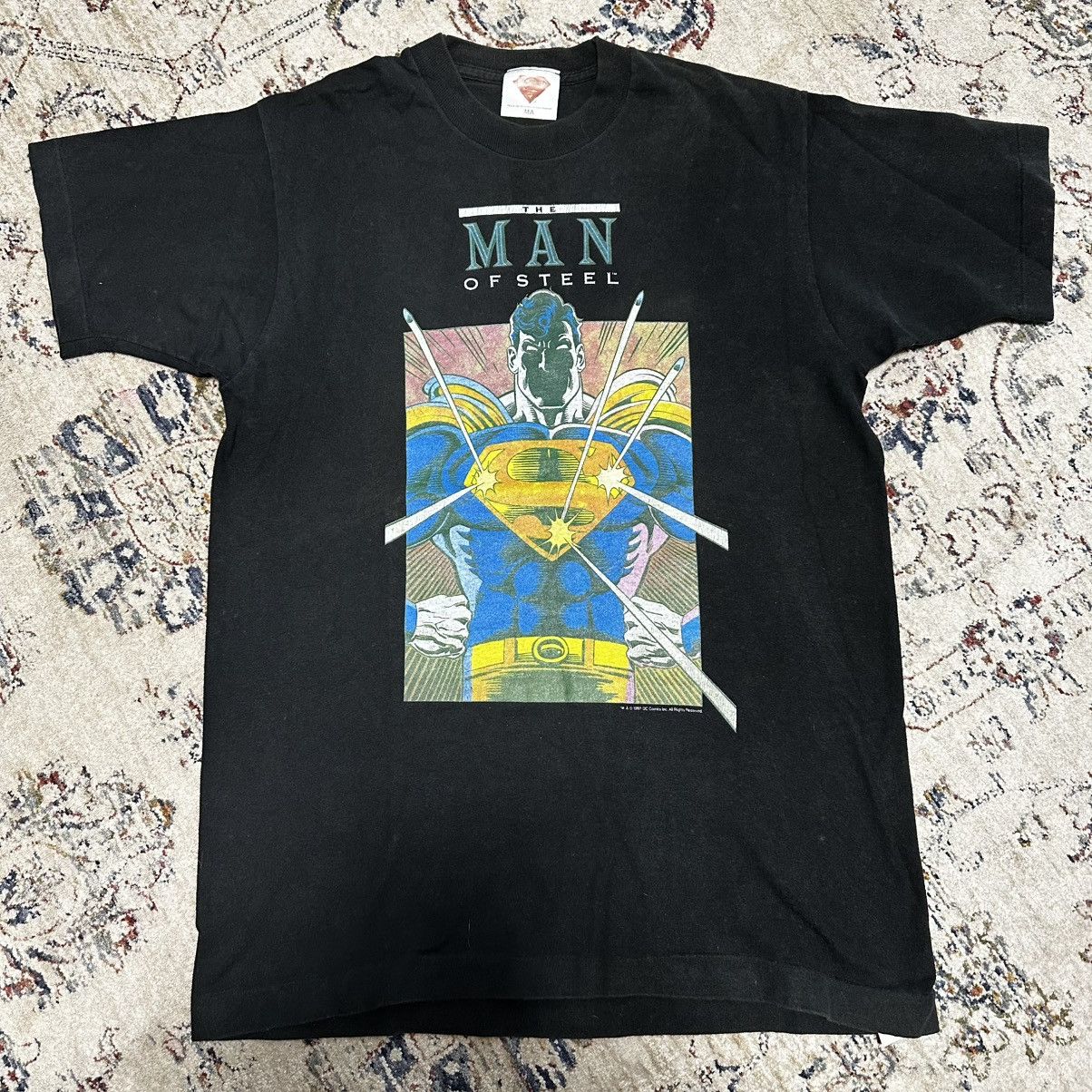 Vintage Vintage Superman Man of Steel 1990 Size US L / EU 52-54 / 3 - 1 Thumbnail