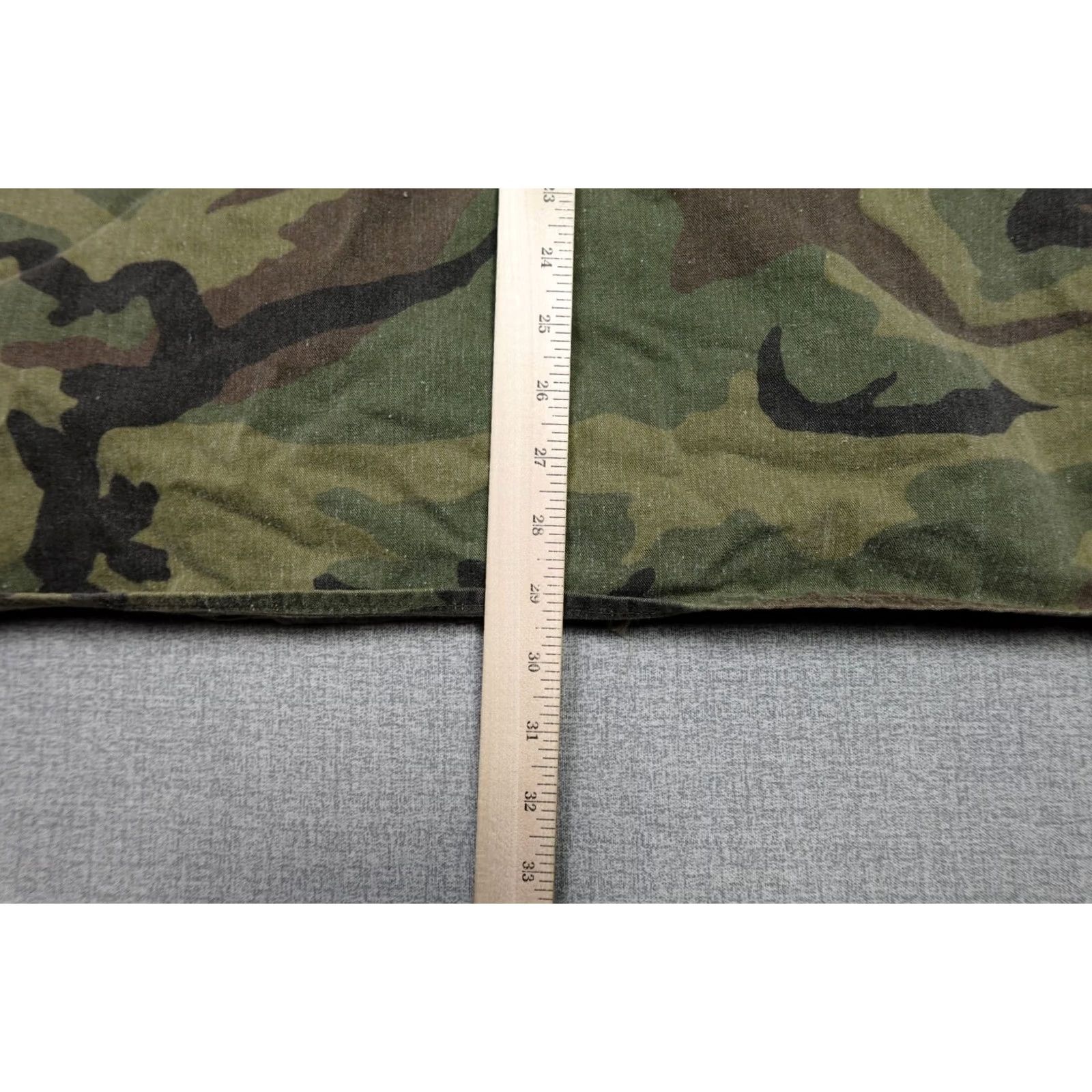 Vintage VINTAGE Camo Shirt Mens Large Brown Woodland Hunting Gung Ho Burk Military Canvas Cotton Button-Up Long Sleeve USA Model: Sportsman Size US L / EU 52-54 / 3 - 7 Thumbnail