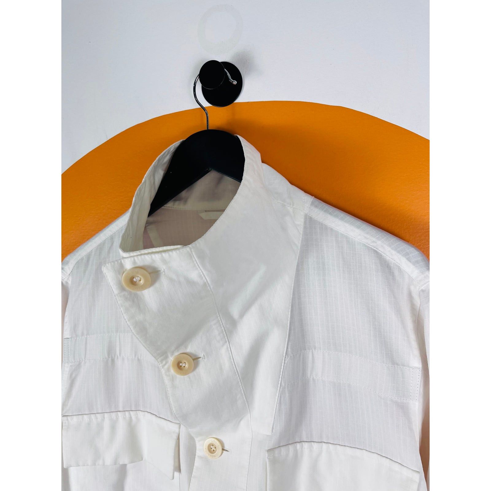 Louis Vuitton Louis Vuitton Linen Safari Field Jacket Luxury designer rare Size US M / EU 48-50 / 2 - 4 Thumbnail