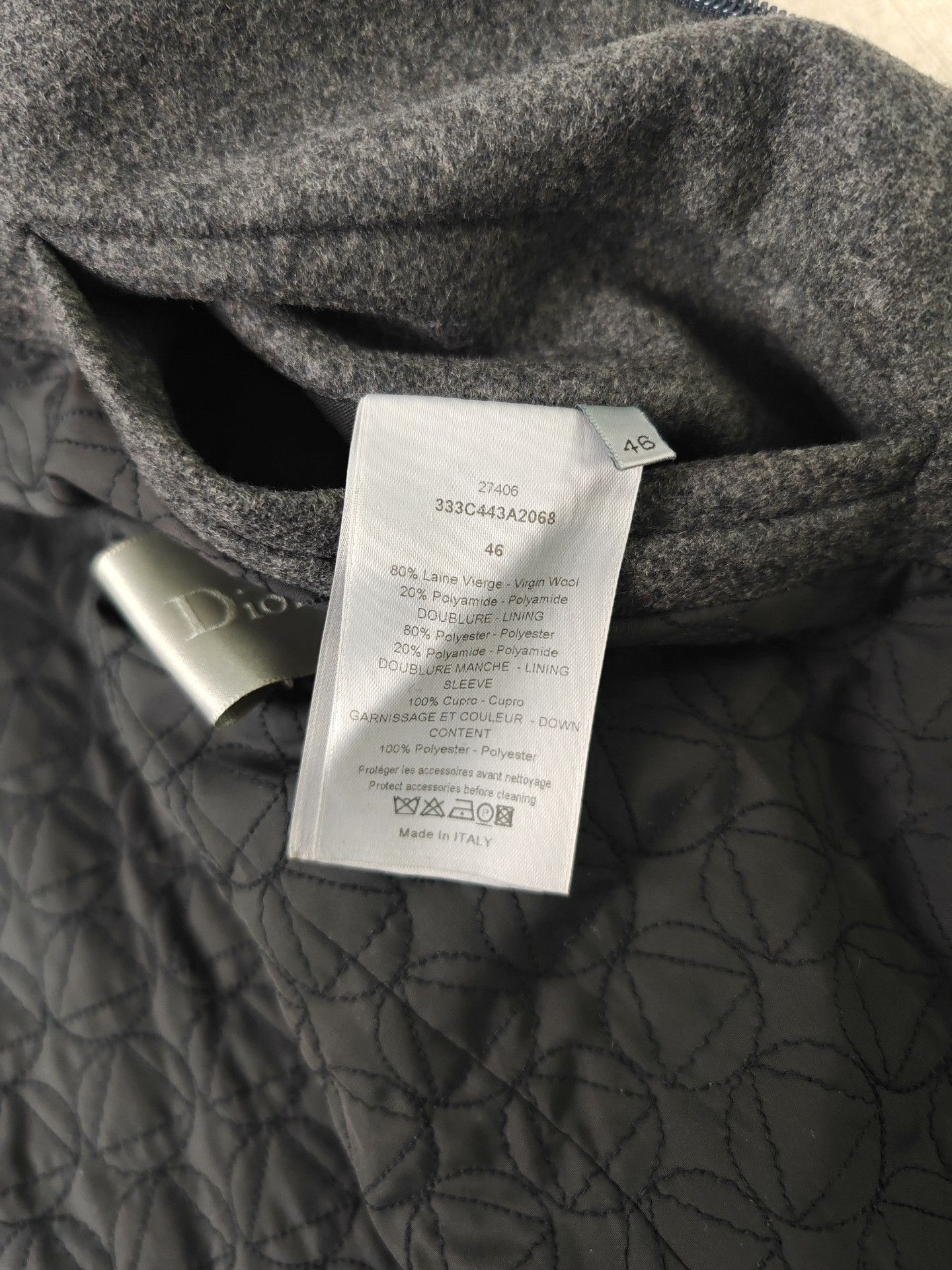Dior Dior Homme Wool Buckle Detail Jacket Size US S / EU 44-46 / 1 - 5 Thumbnail