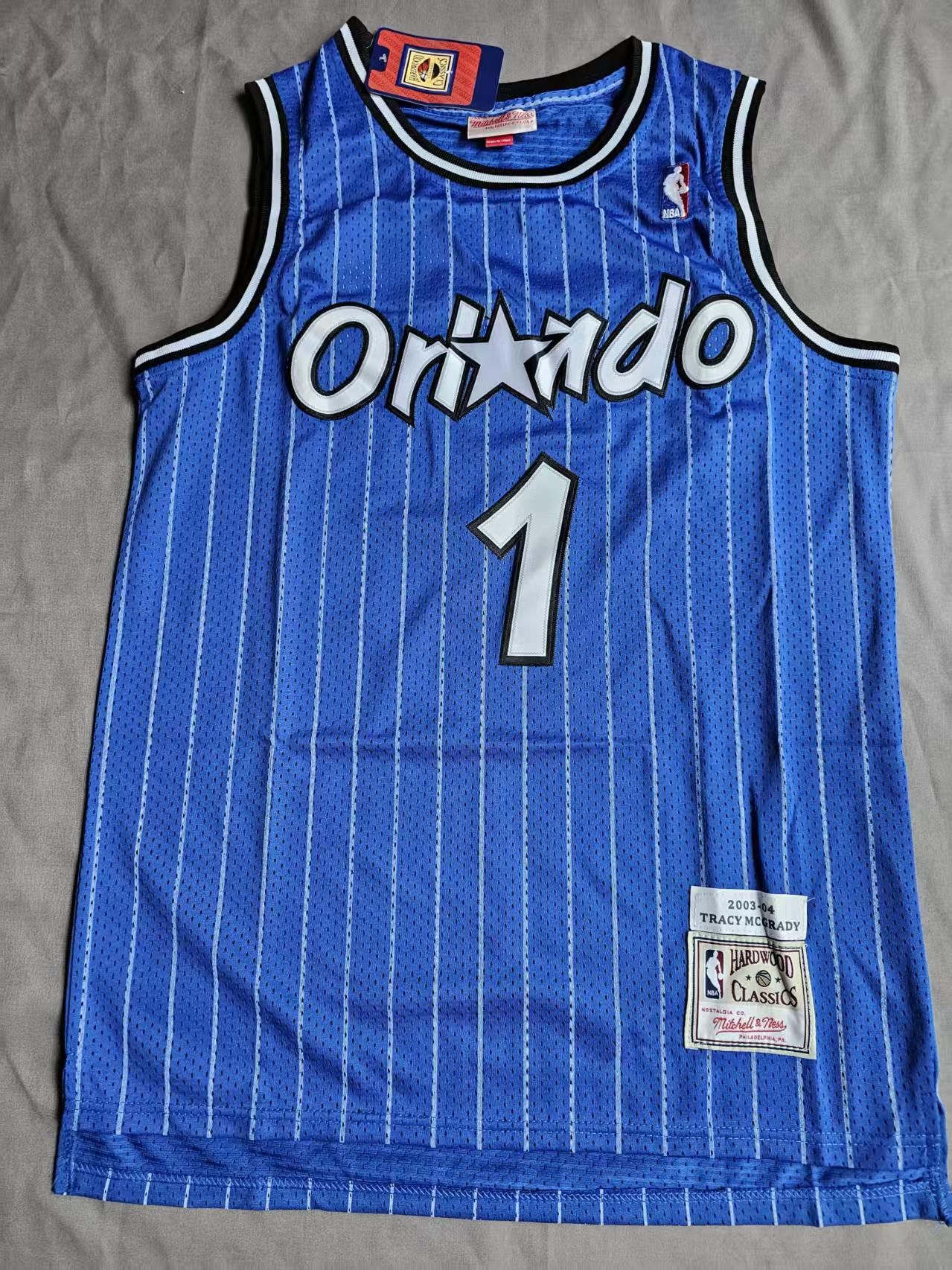 NBA #1 Tracy McGrady Jersey Orlando Magic 2003 04 XXL Size US XXL / EU 58 / 5 - 1 Thumbnail