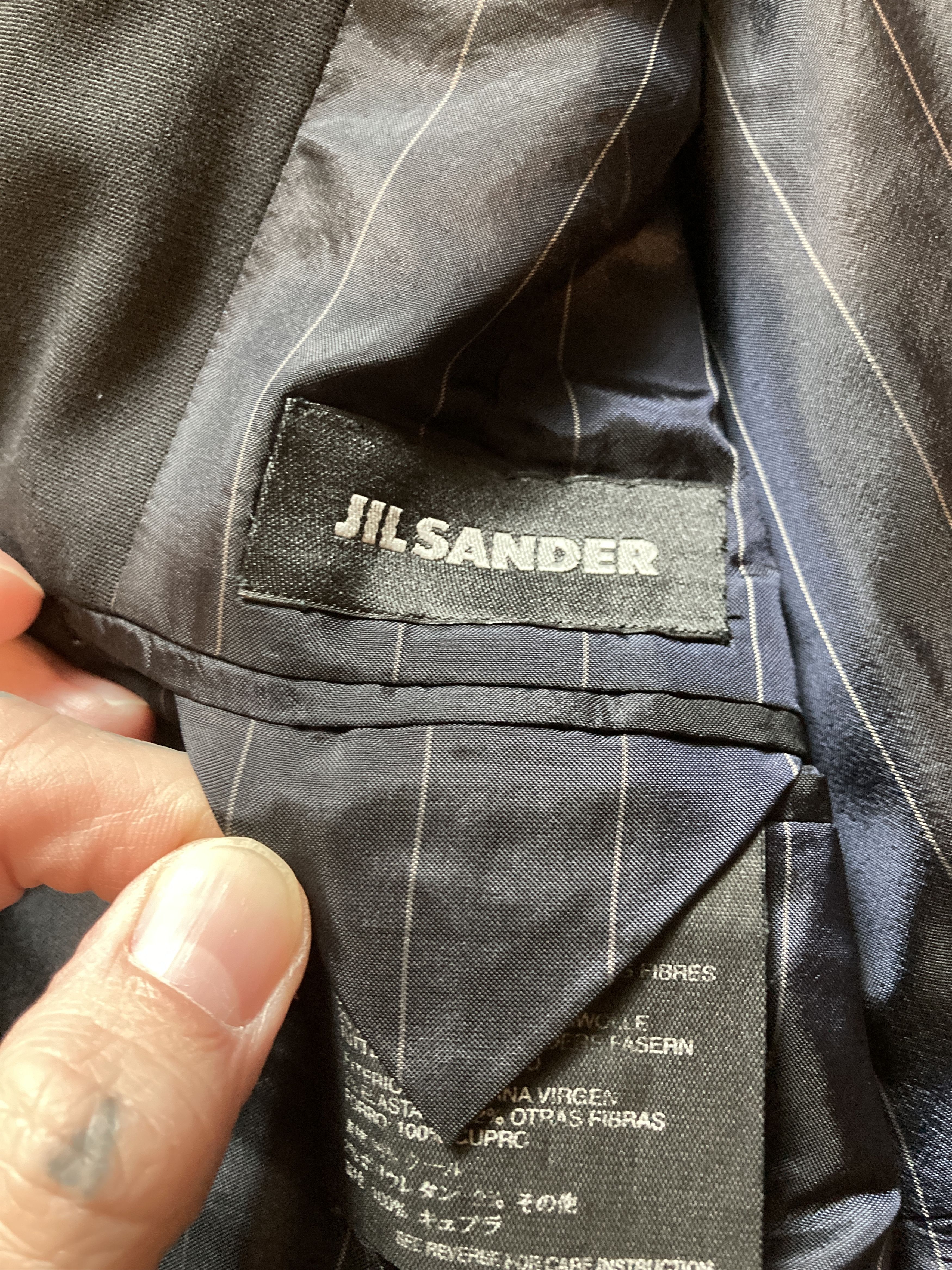Jil Sander Jil Sander Navy Blazer Jacket Size US S / EU 44-46 / 1 - 10 Thumbnail