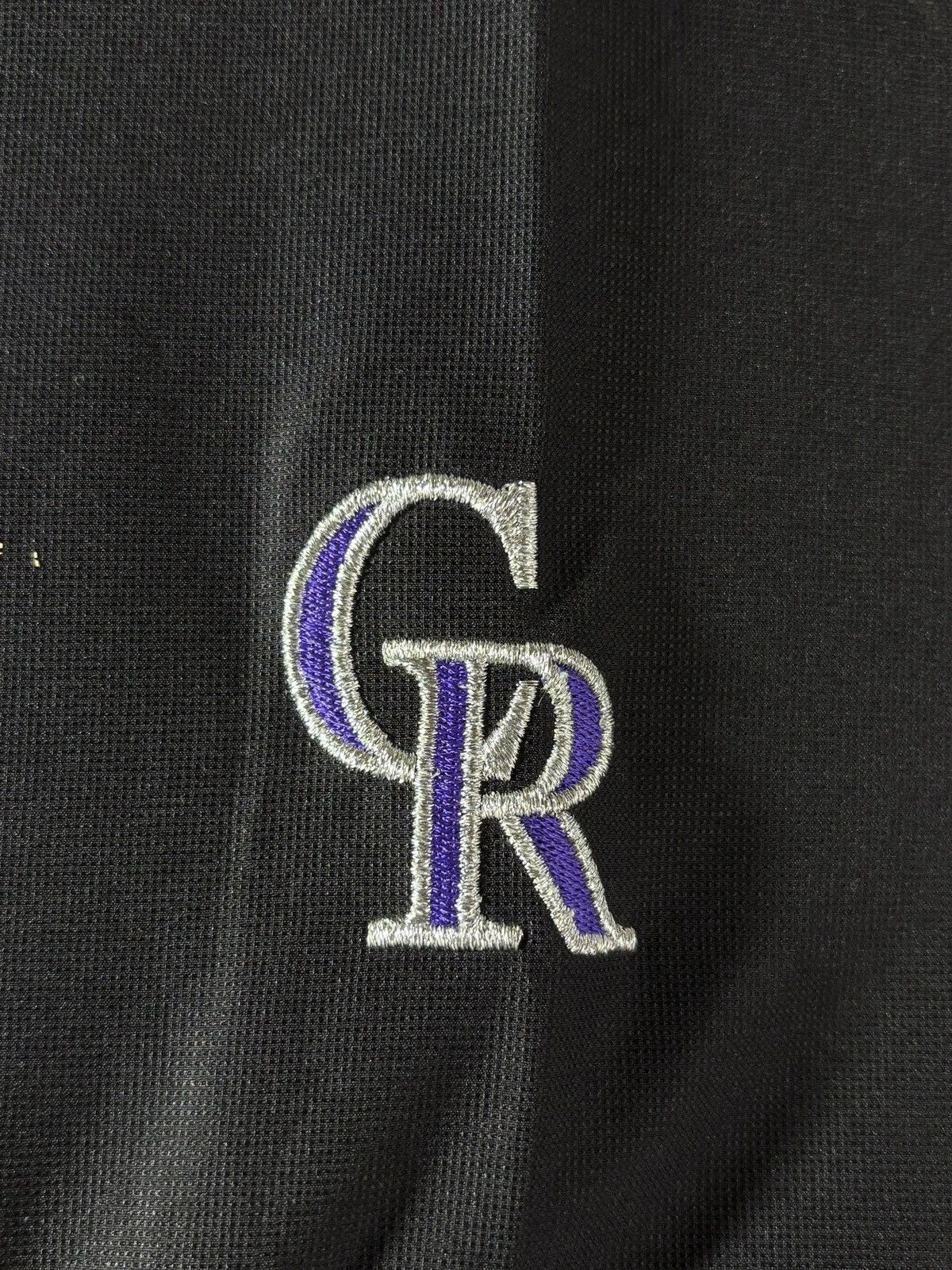 MLB 🔥 Y2K MLB ROCKIES PULLOVER JACKET COZY NYLON STARTER VIBES Size US XXL / EU 58 / 5 - 7 Thumbnail