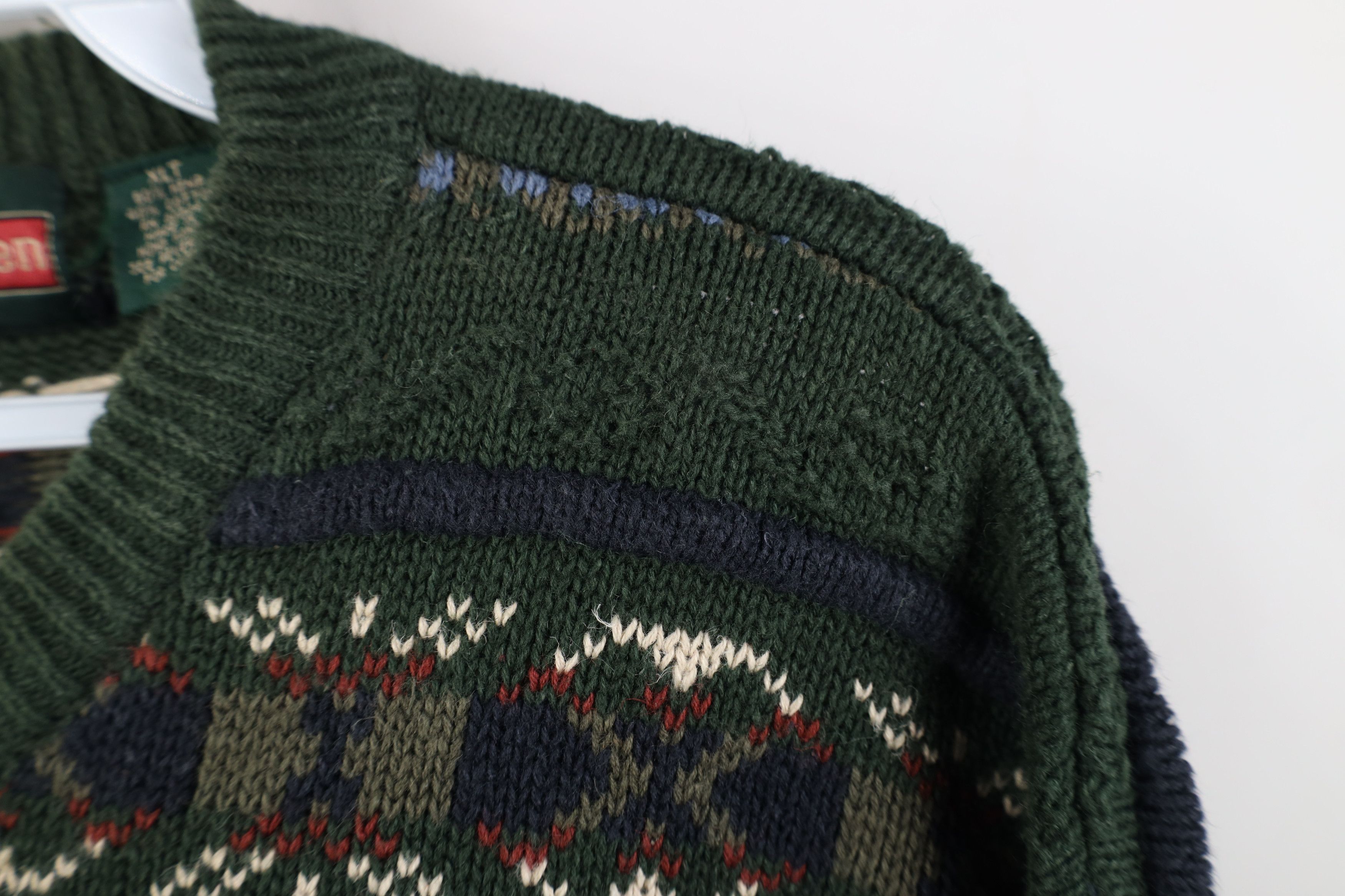 Vintage Vintage 90s Streetwear Coogi Style Fair Isle Knit Sweater Size US XL / EU 56 / 4 - 7 Thumbnail