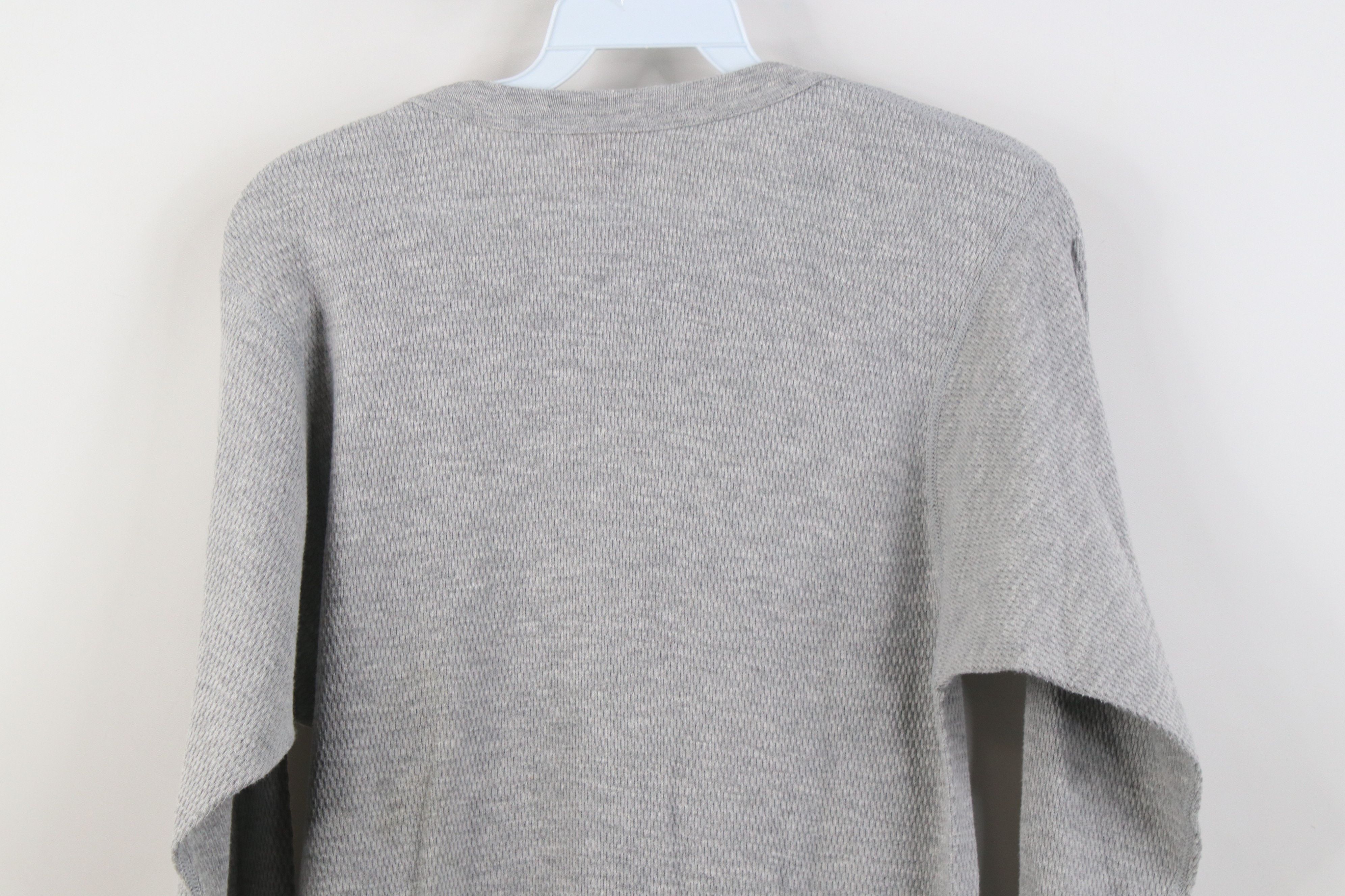 Vintage Vintage 70s Streetwear Waffle Knit Long Sleeve T-Shirt USA Size US XL / EU 56 / 4 - 12 Thumbnail