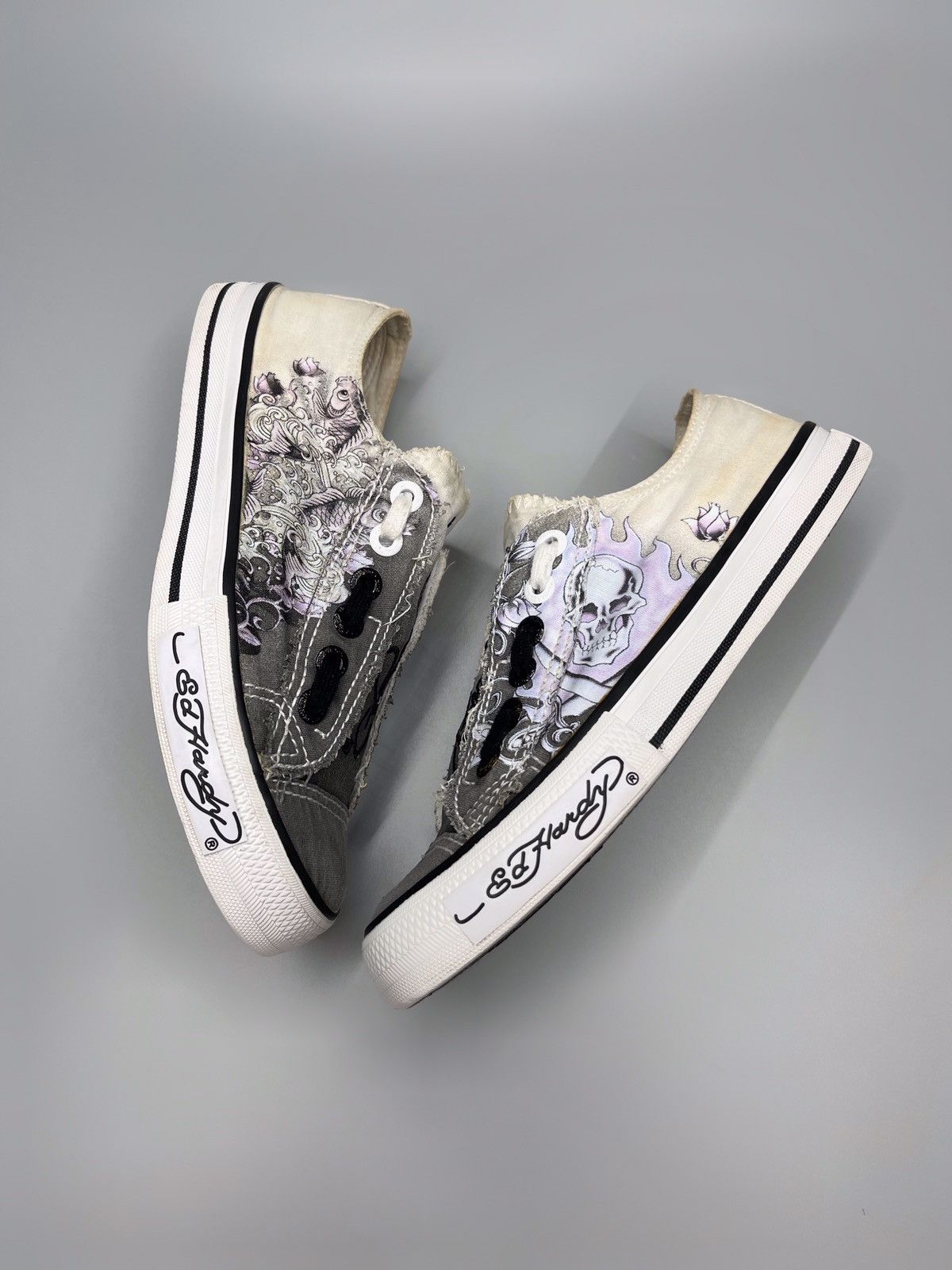 Ed Hardy × Vintage Y2k Ed Hardy By Christian Audigier Sneakers Size US 7 / IT 37 - 5 Thumbnail