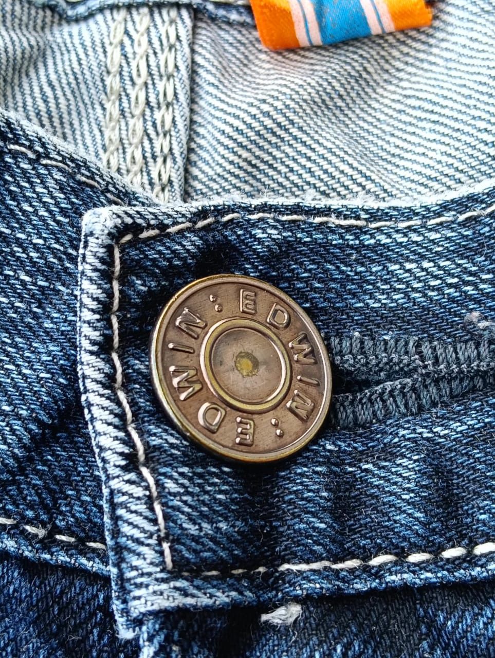 Edwin Edwin XV-FUNCTION Faded Blue Denim Jeans (Twist/Curve Leg)🔥 Size US 35 - 6 Thumbnail