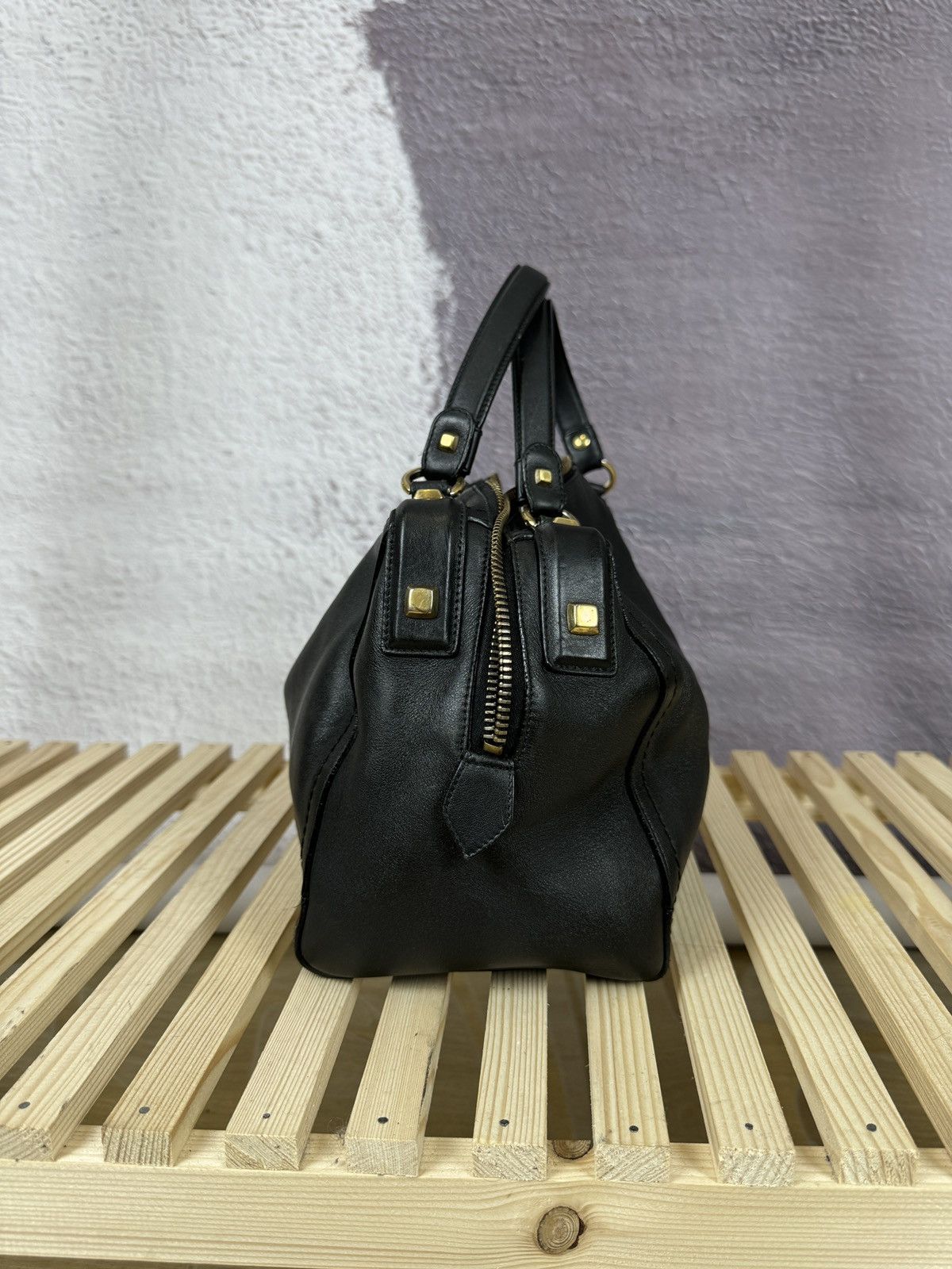 Salvatore Ferragamo Salvatore Ferragamo black leather handbag AU-21/D321 Size ONE SIZE - 3 Thumbnail