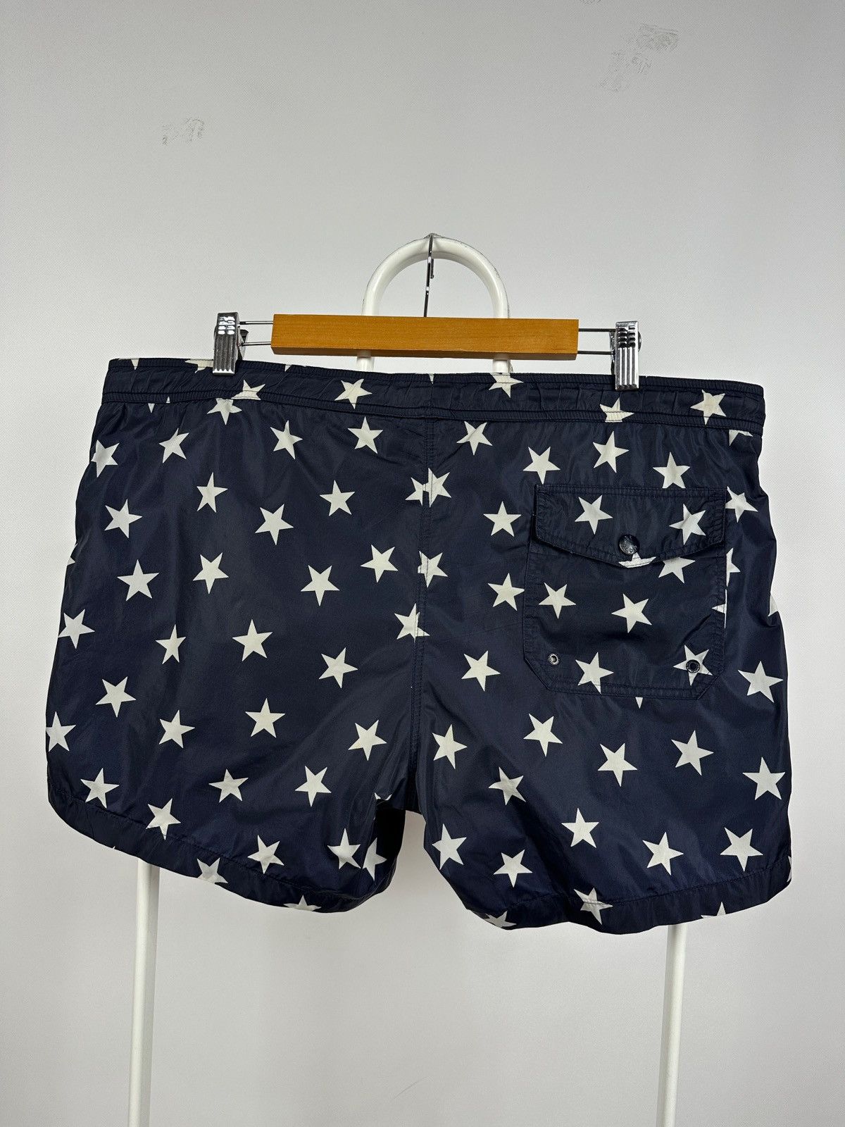Moncler Moncler Boxer Mare Star Print Navy Blue Swimming Shorts Size US 36 / EU 52 - 2 Thumbnail