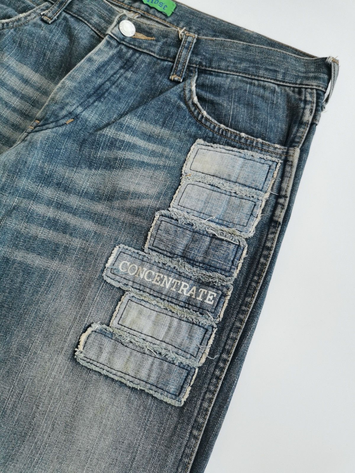 Kapital Texas Rose Patchwork Detailed Concentrate Distressed Jeans Size US 32 / EU 48 - 5 Thumbnail