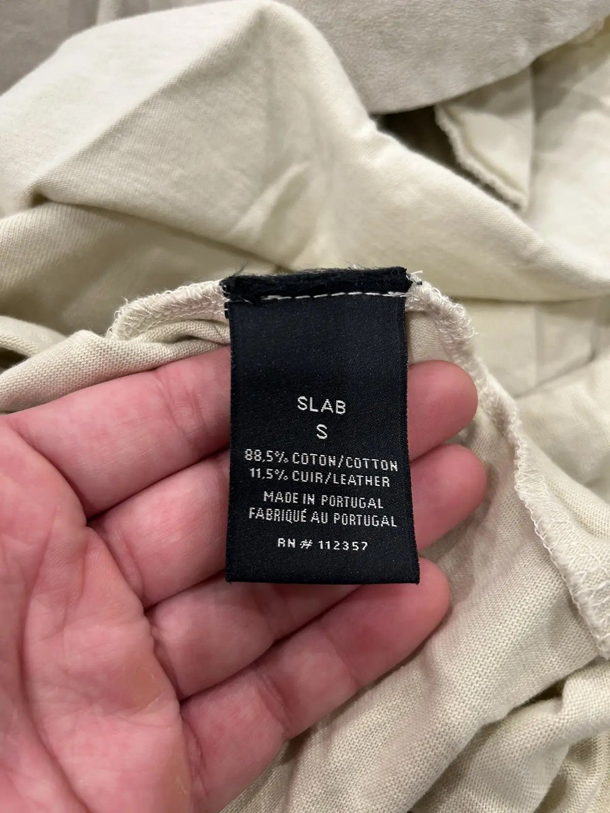 Rick Owens Rick Owens SLAB Leather Layered Crewneck Sweater Size US S / EU 44-46 / 1 - 3 Thumbnail