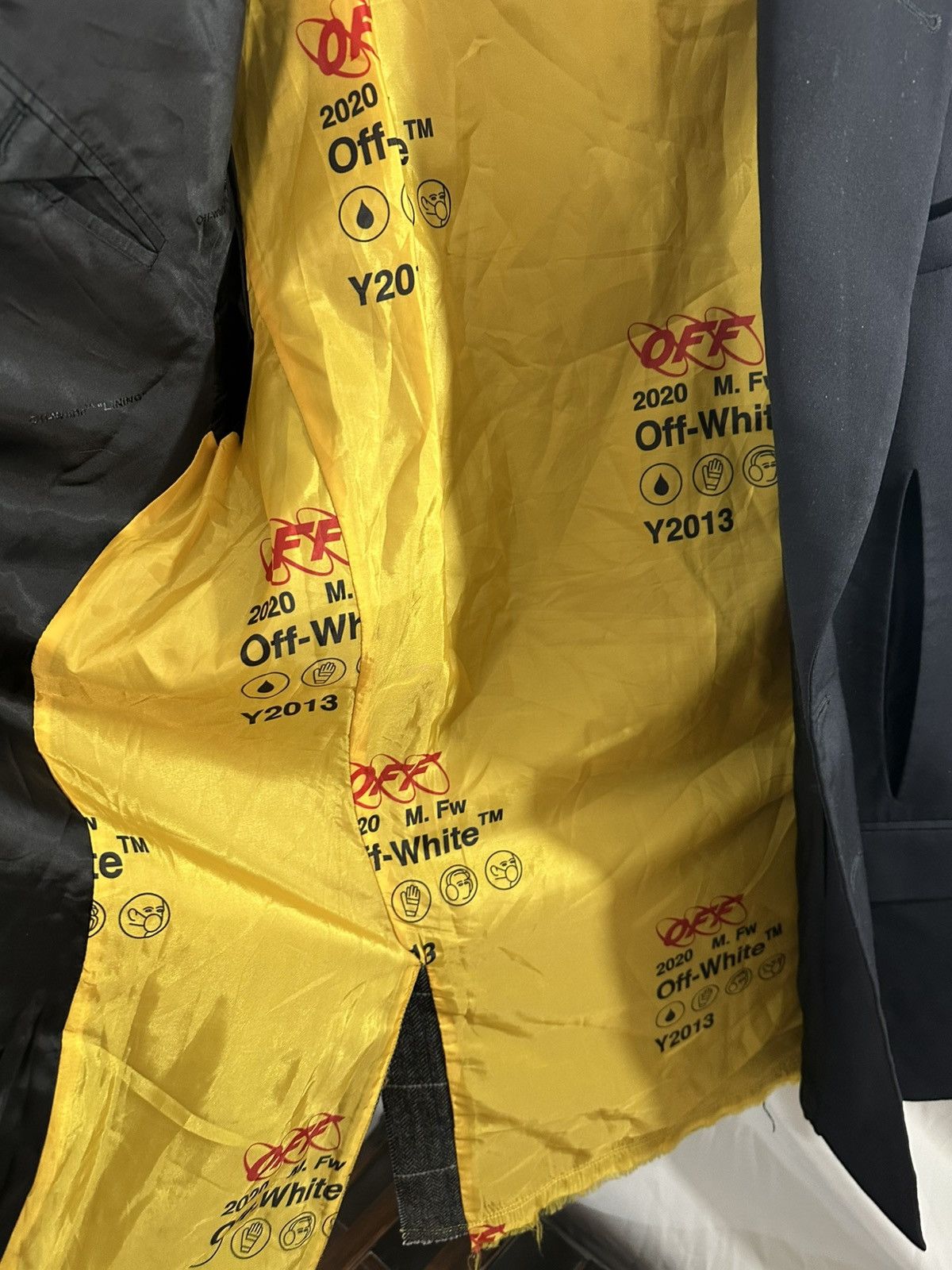 Off-White OFF WHITE HALF&HALF BLAZER Size 52R - 9 Thumbnail