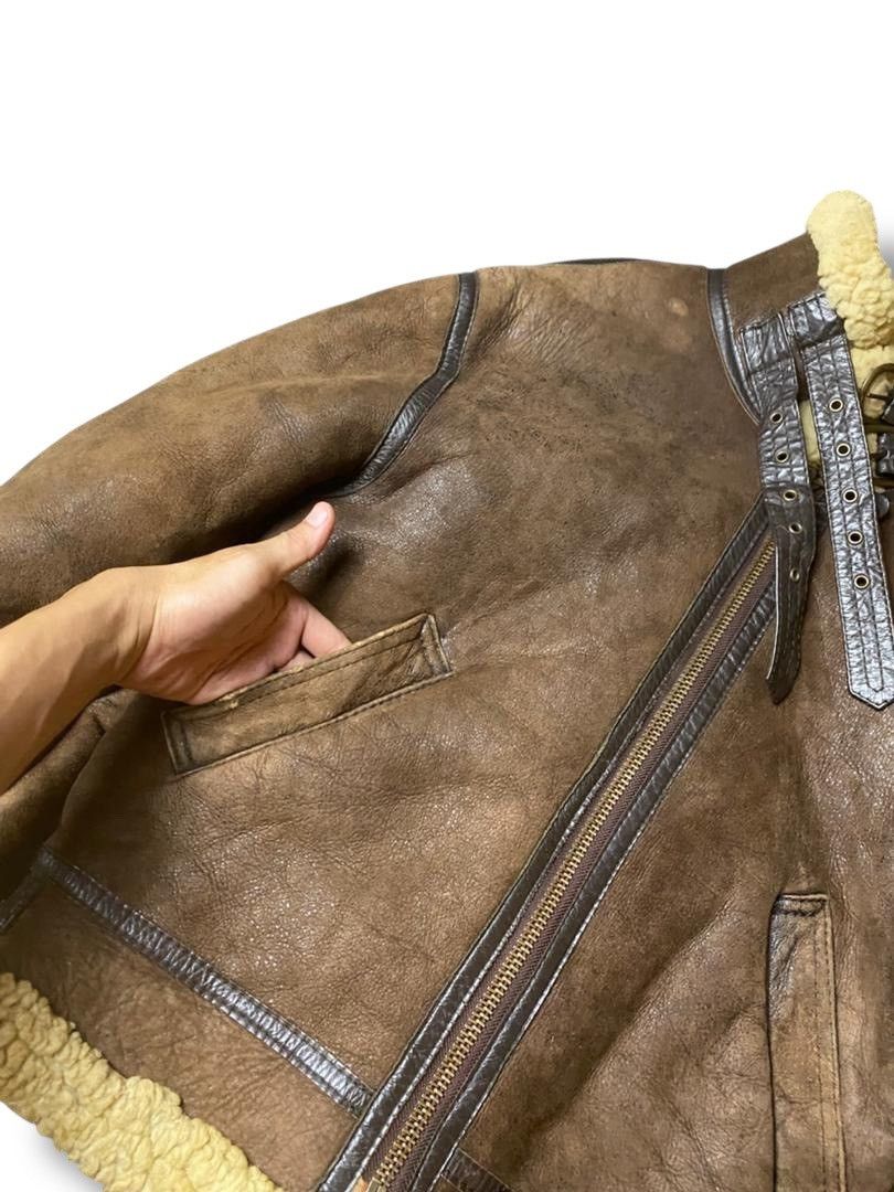 Japanese Brand Vintage B-3 Shearling Leather Jacket (146) Size US M / EU 48-50 / 2 - 6 Thumbnail