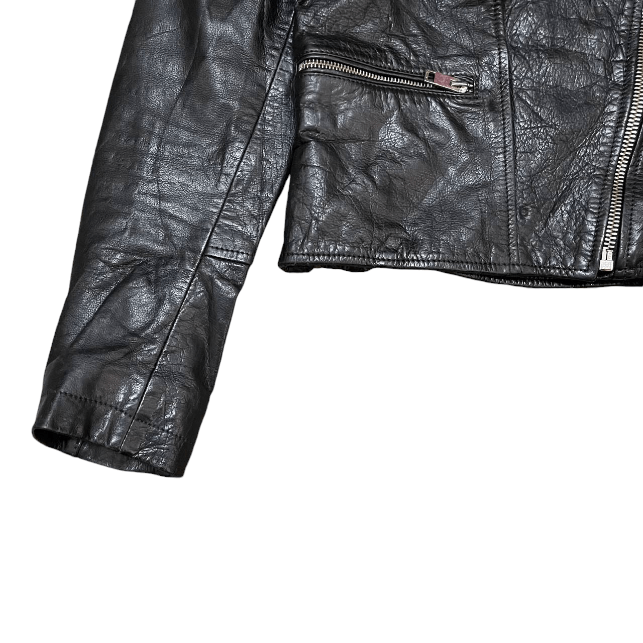 Diesel Vintage Diesel Superior Motorcycle Buffalo Leather Jacket Size US S / EU 44-46 / 1 - 3 Thumbnail