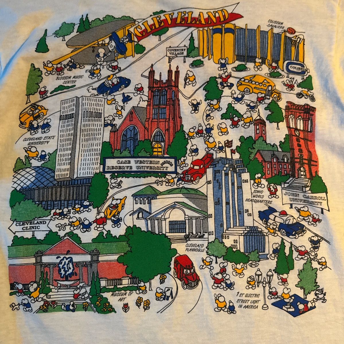 Vintage 90s Cleveland Ohio Tee Size US M / EU 48-50 / 2 - 5 Thumbnail