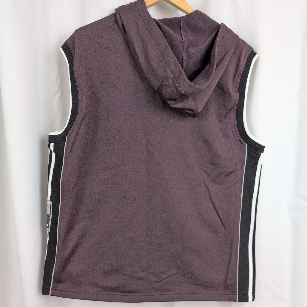 Adidas Y2K Adidas Maroon Sleeveless Active Hoodie Small EUC Size US S / EU 44-46 / 1 - 6 Thumbnail
