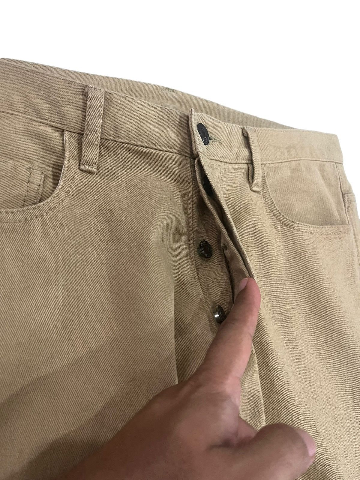 Yohji Yamamoto A Vintage Y's for men Beige Chinos pants in size 32 x 36.5 Size US 32 / EU 48 - 3 Thumbnail