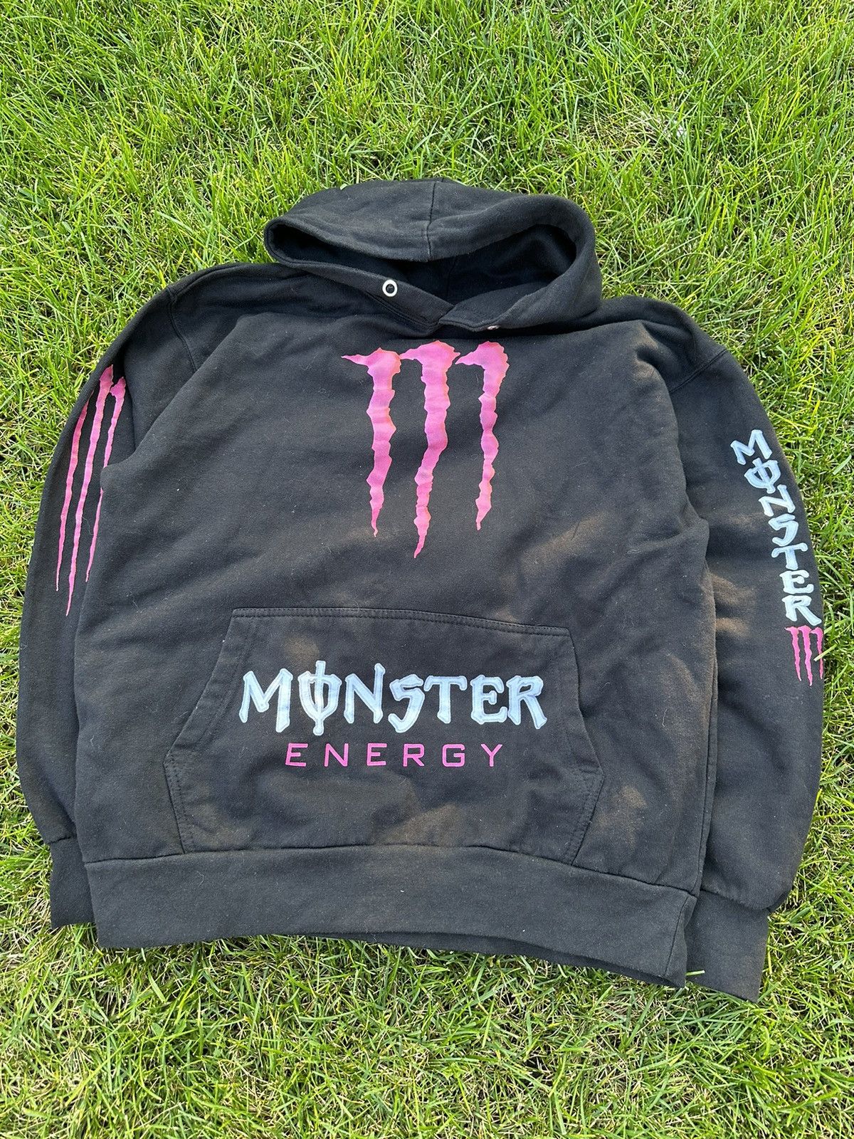 Streetwear × Vintage Rare Vintage Monster Energy Sick Pullover 