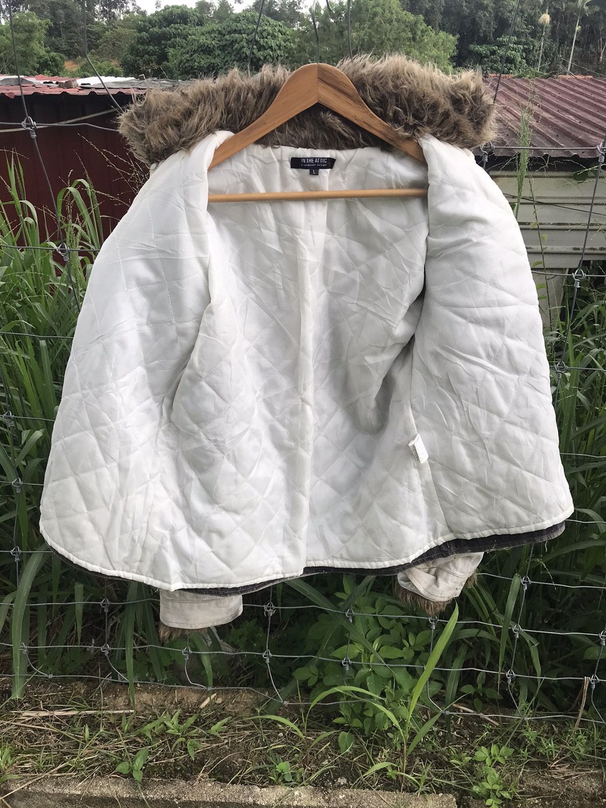 If Six Was Nine × In The Attic In The Attic Mink Fur Denim Jacket Size US M / EU 48-50 / 2 - 5 Thumbnail