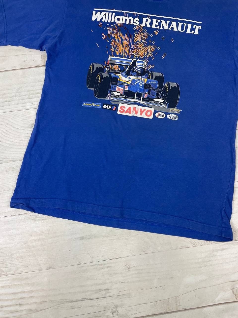 Formula 1 Vintage Williams Renault F1 Racing T-Shirt 90s Size US L / EU 52-54 / 3 - 3 Thumbnail