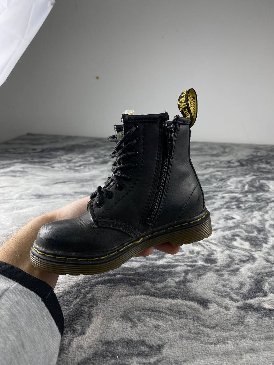 Dr. Martens Dr Martens Junior 1460 Softy T Leather Boots Size 24 Black Size US 5 / EU 37 - 2 Thumbnail