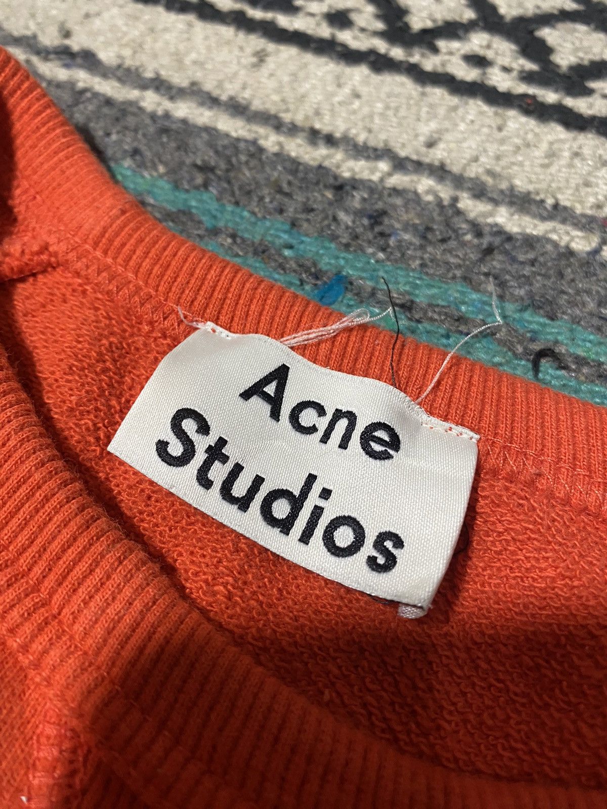 Acne Studios Acne Studio College Slogan PAW14 Sweatshirt Size US M / EU 48-50 / 2 - 2 Thumbnail