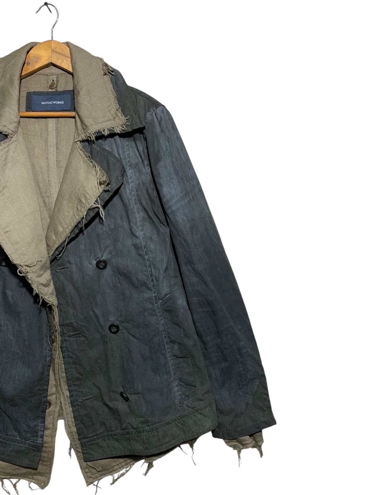 Le Grande Bleu (L.G.B.) 🔥MANIAC WORKS DOUBLE LAYER JACKETS WAXED Size US L / EU 52-54 / 3 - 3 Thumbnail