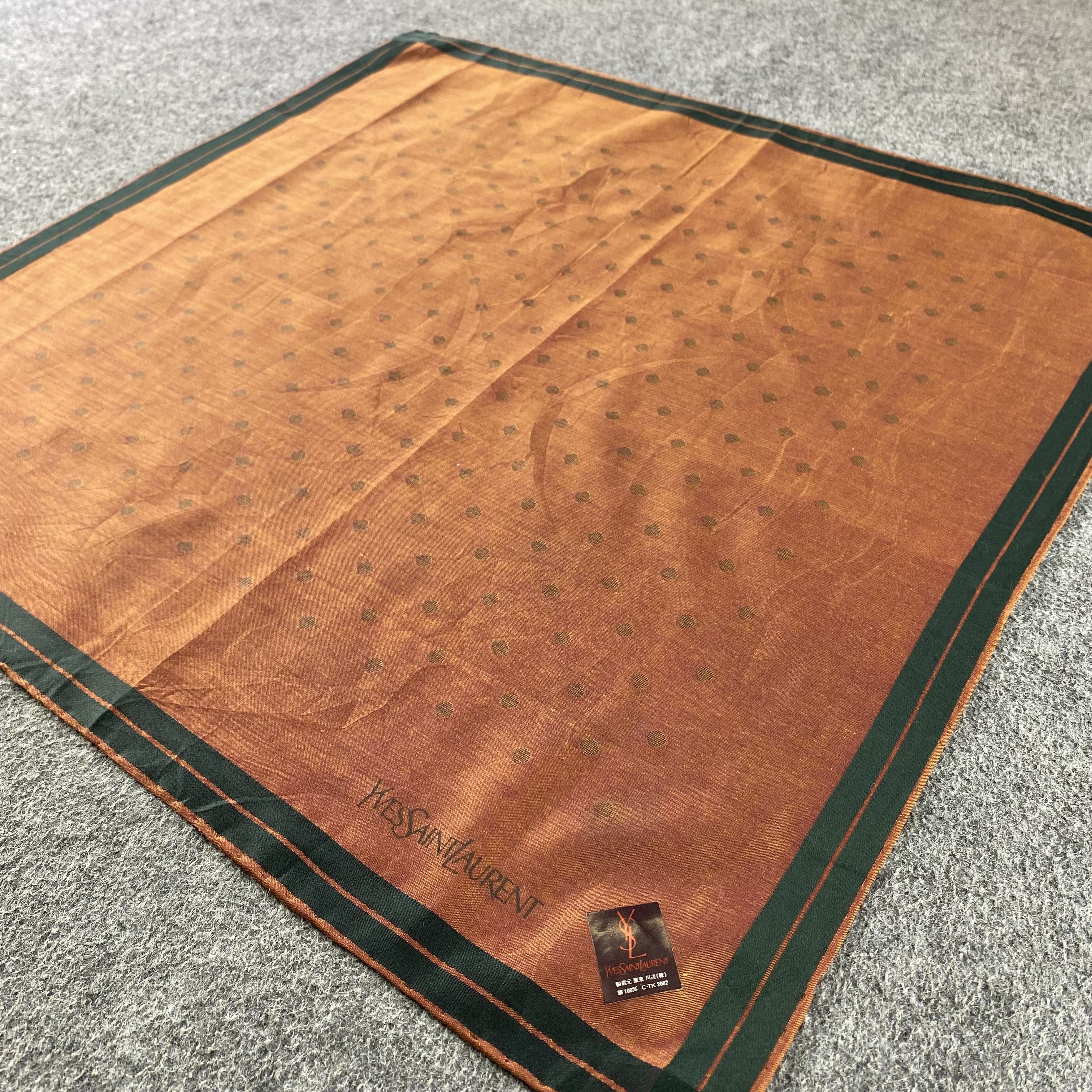 Vintage × Yves Saint Laurent Yves Saint Laurent Handkerchief/Neckerchief/Bandana HC710 Size ONE SIZE - 2 Thumbnail