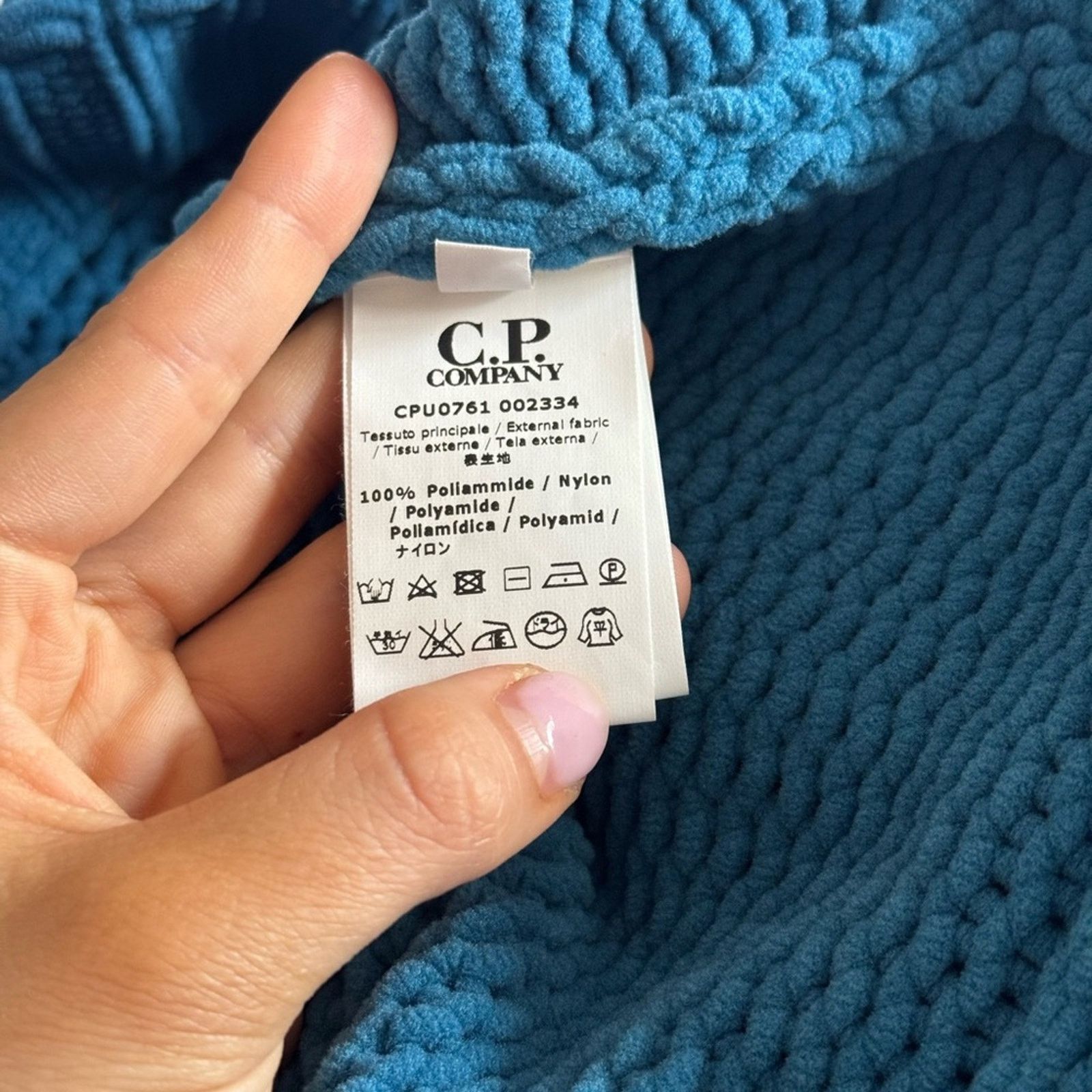 C.P. Company C.P. Company Vintage Teal Crewneck Sweater Size US L / EU 52-54 / 3 - 4 Thumbnail