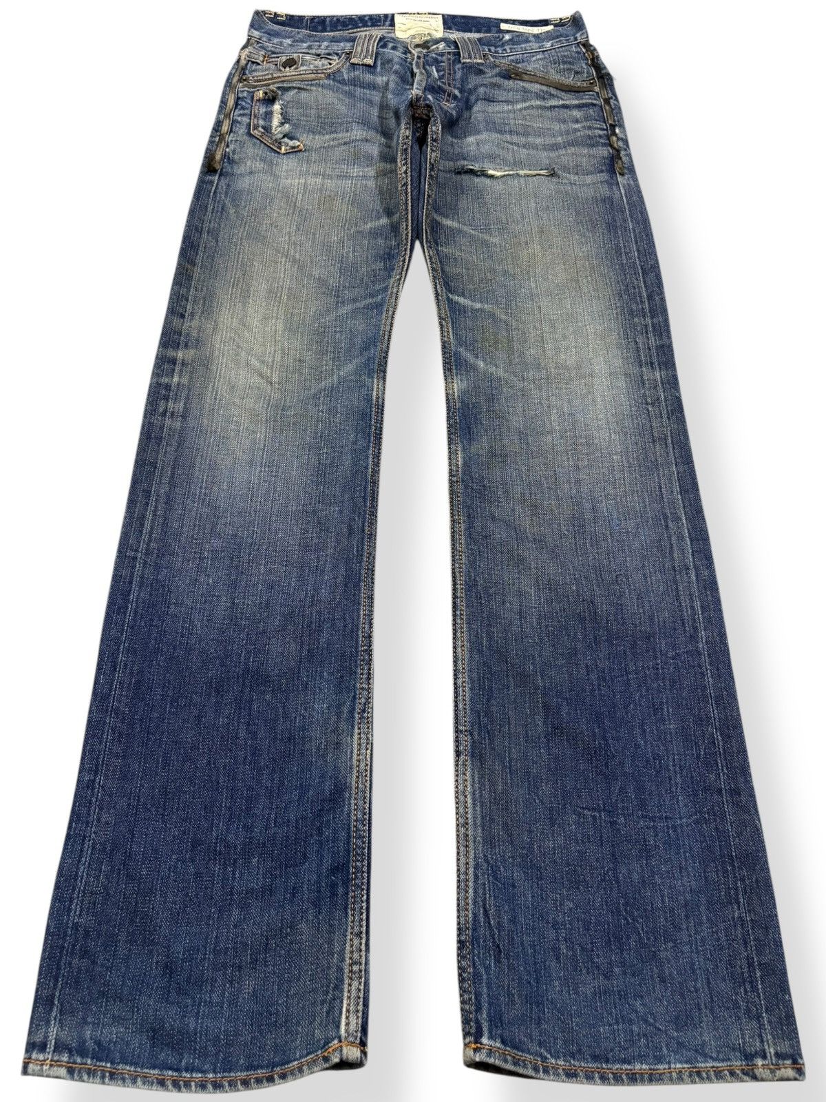 Ben Taverniti Unravel Project Taverniti So by Jimmy Taverniti Distressed Grunge Jeans Size US 31 - 1 Thumbnail