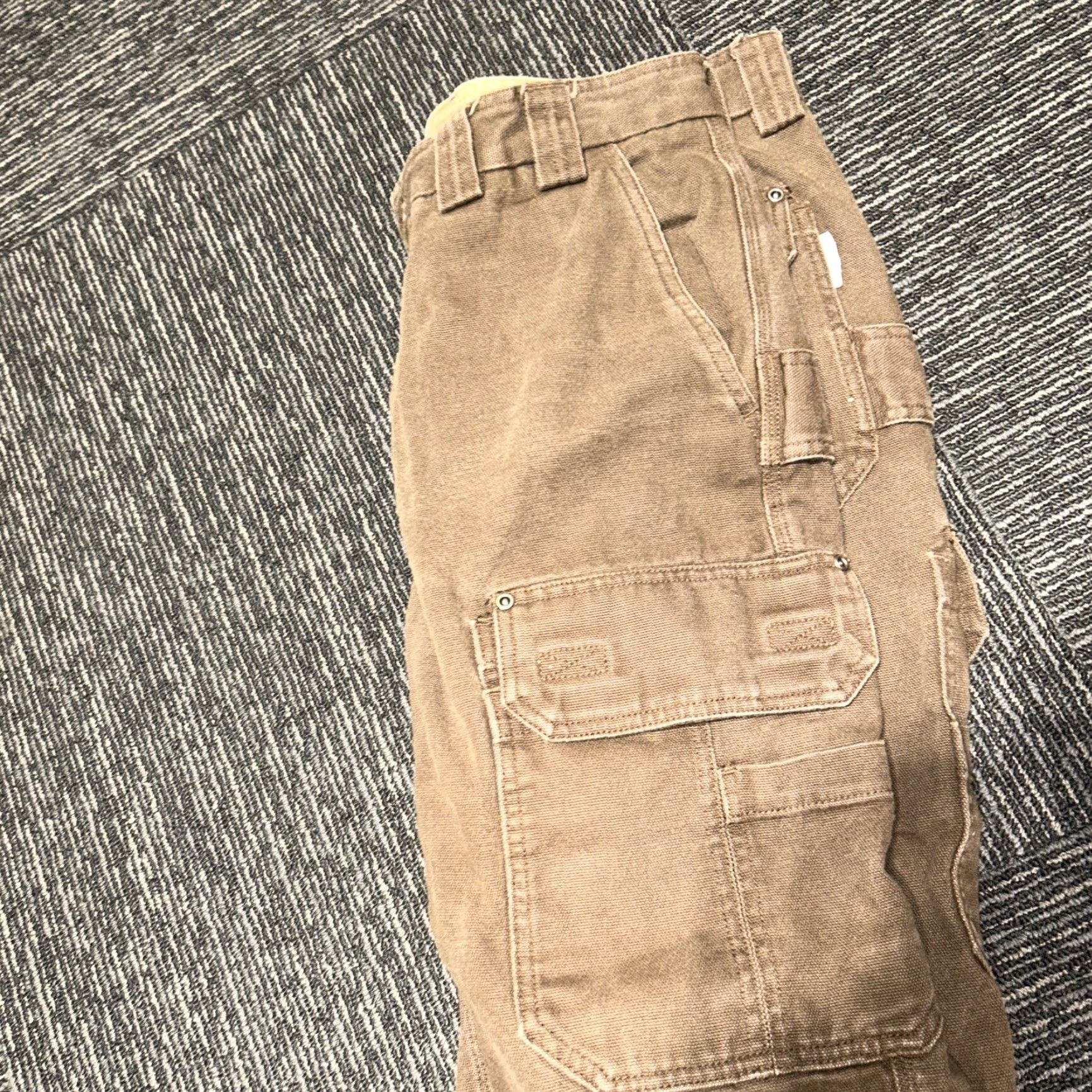 Duluth Trading Company Duluth Trading Pants Mens Cargo Canvas Brown Distressed Thick Twill 32 Regular 31in Inseam Mens Pants Size US 32 / EU 48 - 8 Thumbnail