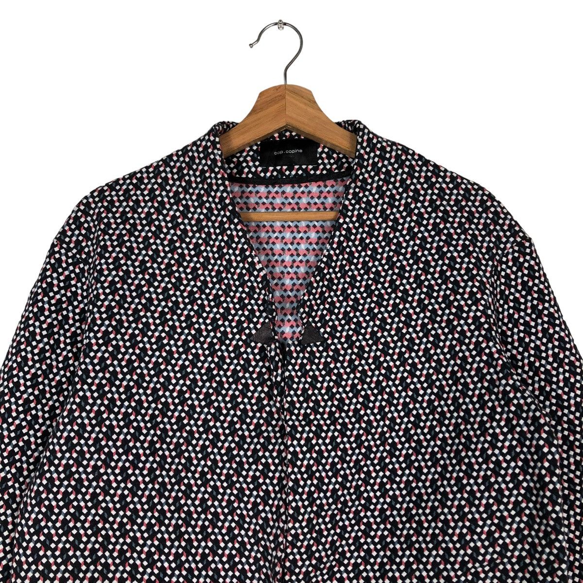 Vintage 🔥Vtg Quilted Button Jacket Goyard Design Cop Copine Portuga Size US M / EU 48-50 / 2 - 3 Thumbnail