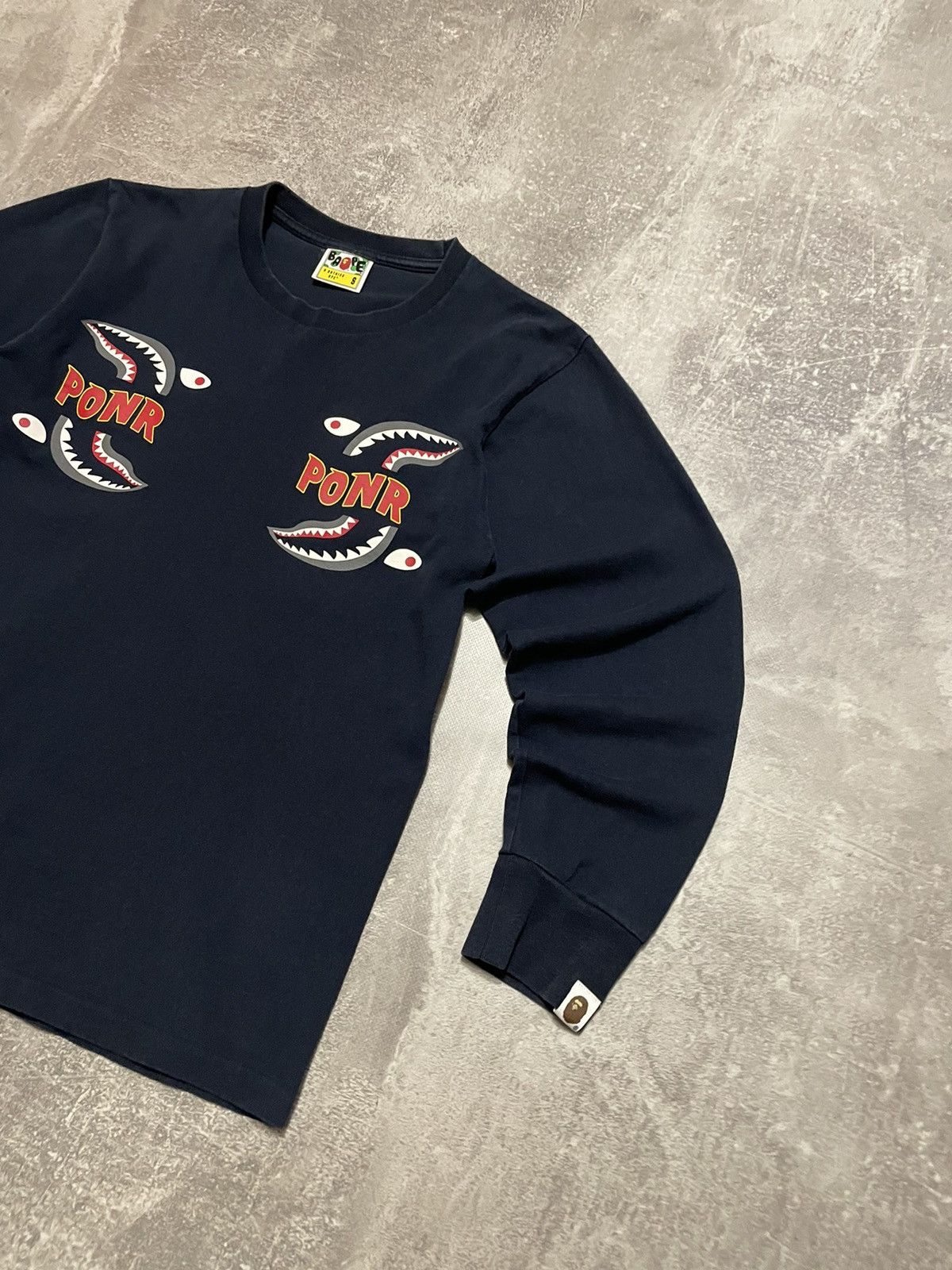 Bape Bape Shark PONR Long Sleeve Size US S / EU 44-46 / 1 - 6 Thumbnail