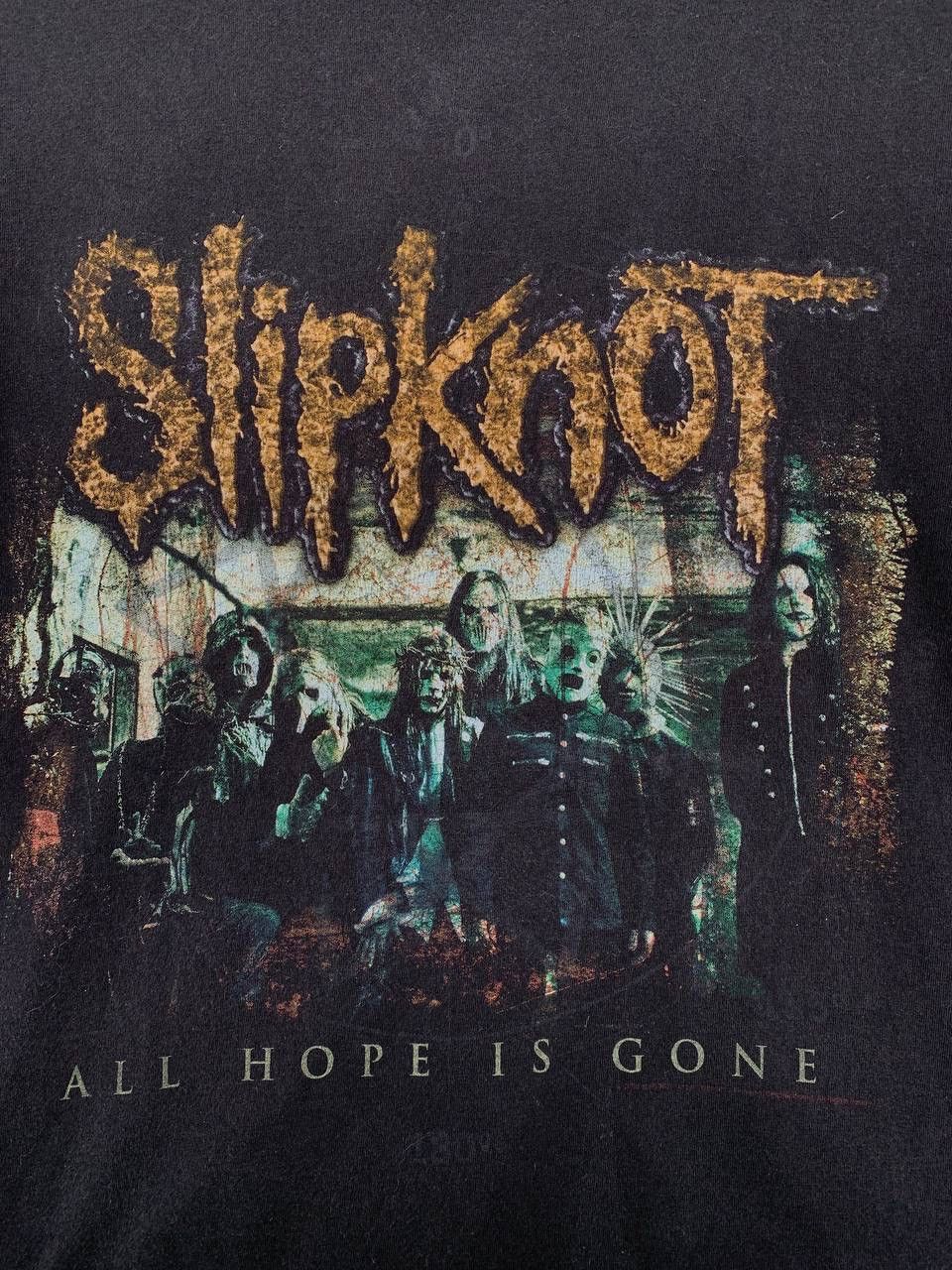 Band Tees × Slipknot × Vintage SLIPKNOT 2008 all hope is gone tee Size US L / EU 52-54 / 3 - 4 Thumbnail