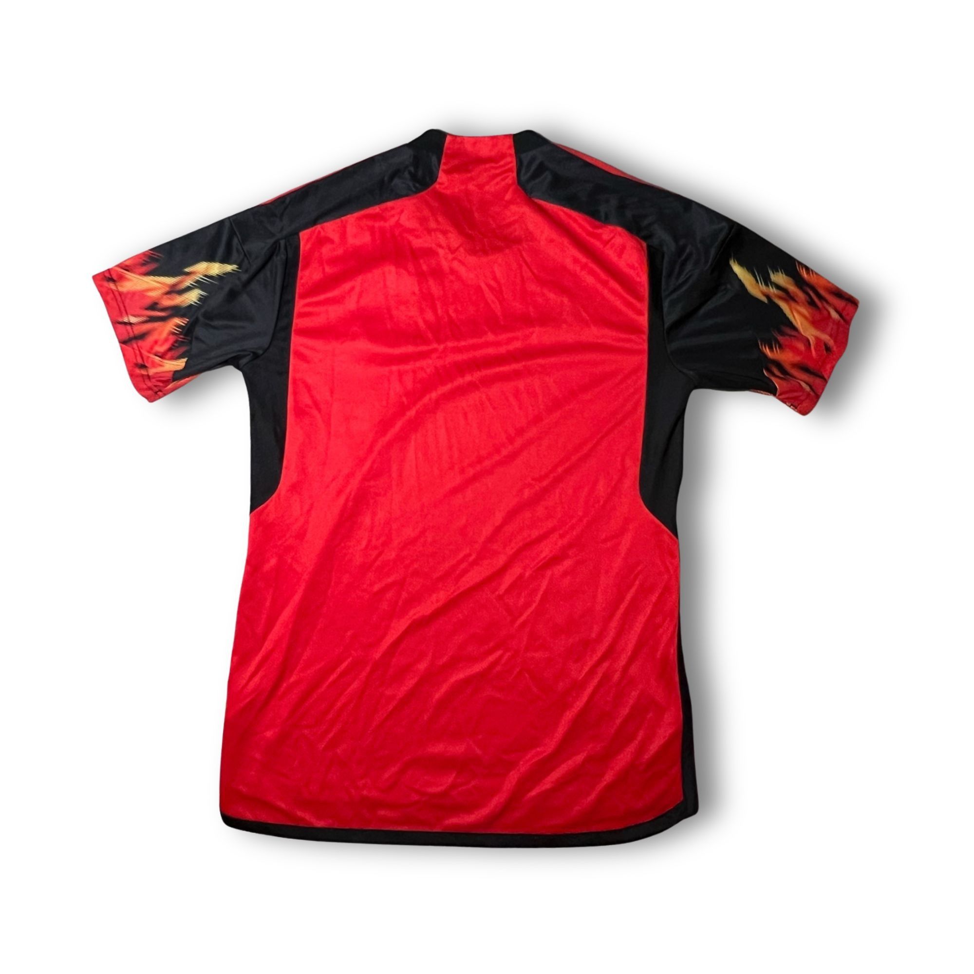 Adidas Belgium 2022 Home Jersey Adidas Medium Red/Black With Flame Size US M / EU 48-50 / 2 - 3 Thumbnail