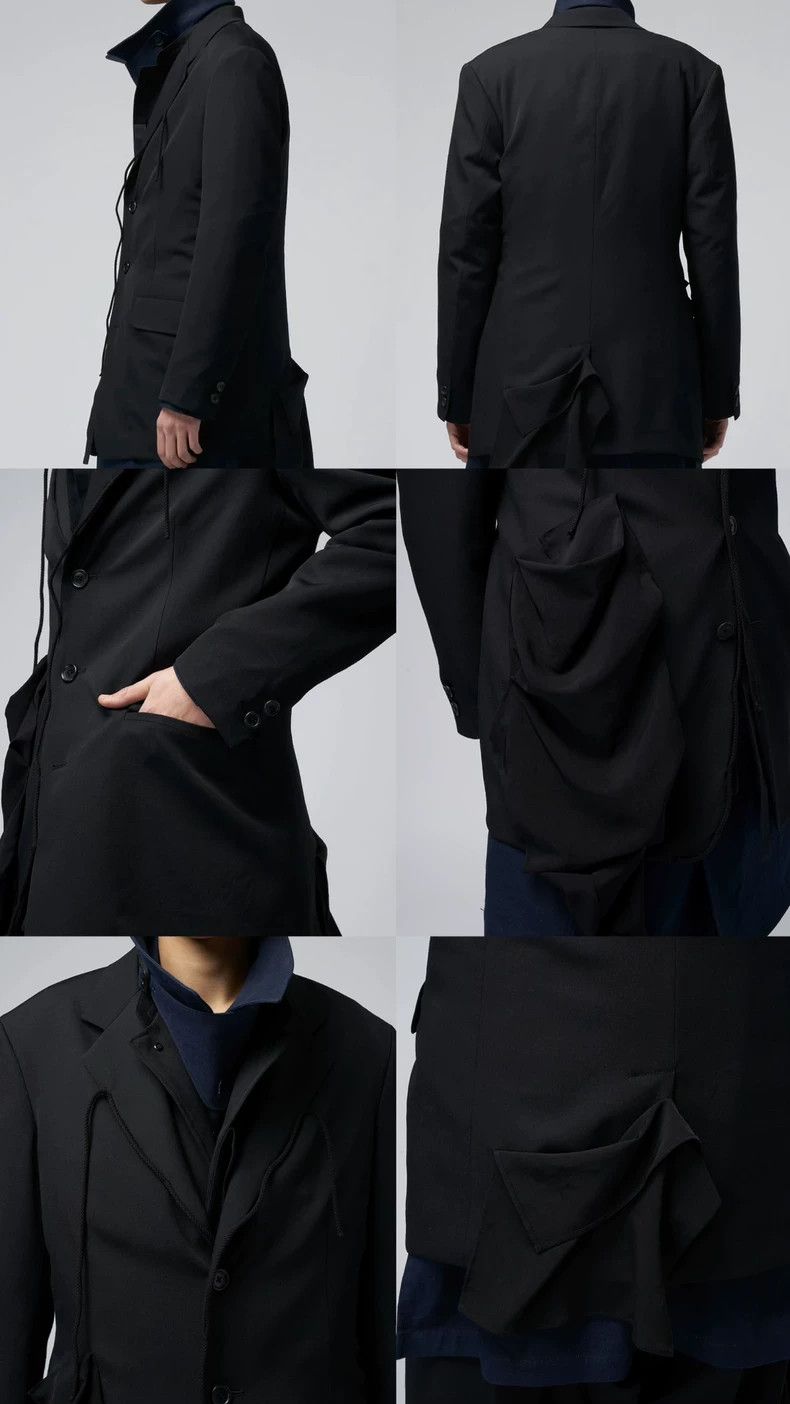 Yohji Yamamoto Yohji Yamamoto 23 AW Octopus Rope Patch Show Jacket 2504-Ne Size US M / EU 48-50 / 2 - 4 Thumbnail