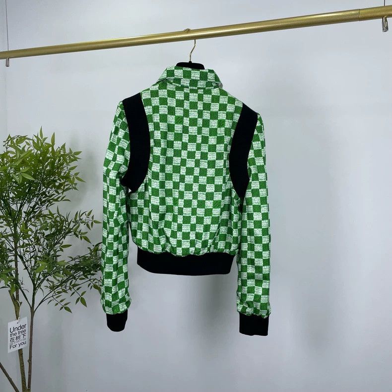 Louis Vuitton Louis Vuitton Checkerboard reversible cropped jacket Size XS / US 0-2 / IT 36-38 - 2 Thumbnail