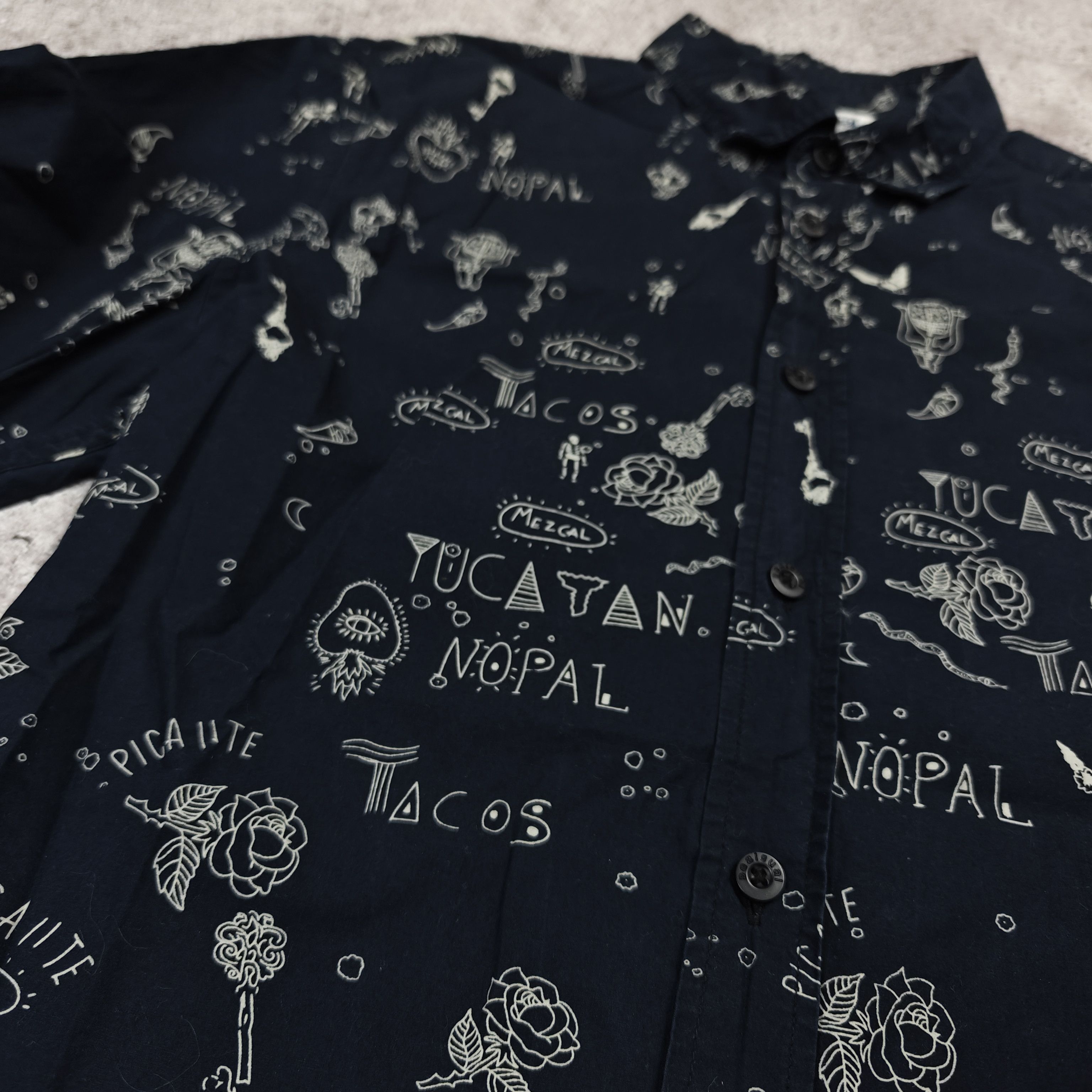 Desigual Desigual Shirt Printed Slim Fit Blue size S Size US S / EU 44-46 / 1 - 5 Thumbnail