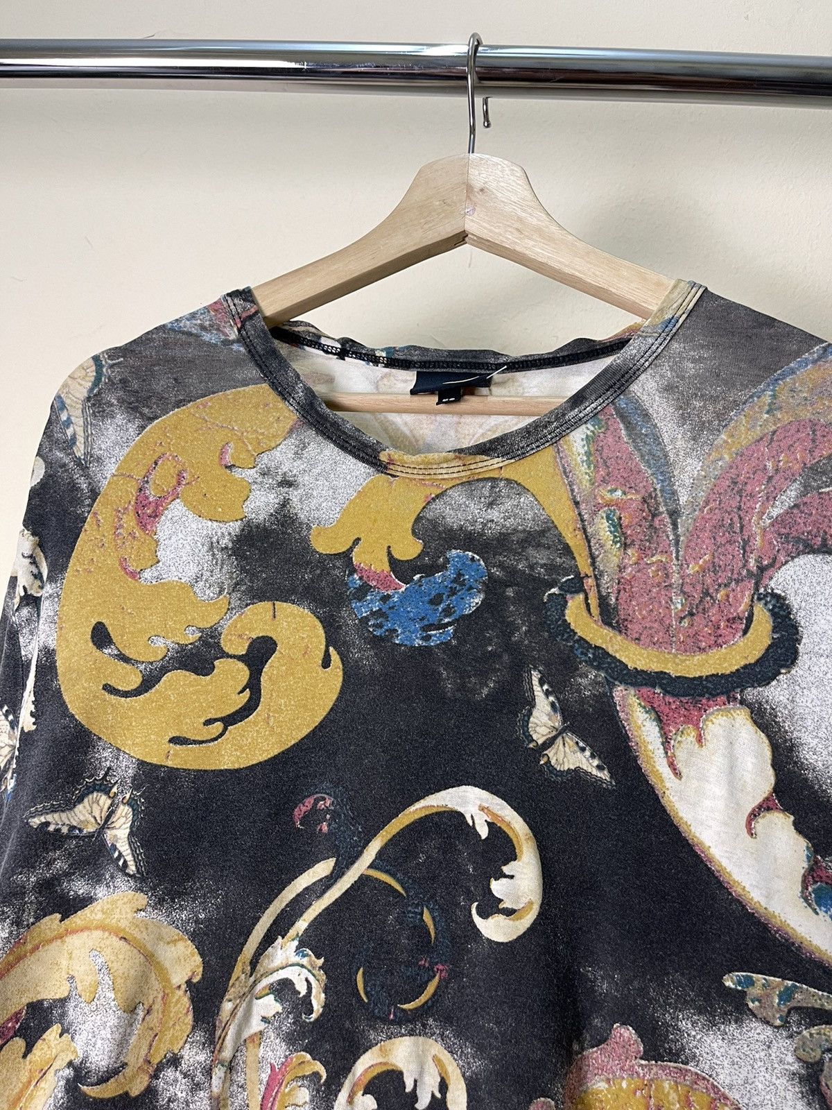 Roberto Cavalli Y2K Roberto Cavalli Full Print Tshirt Size US XL / EU 56 / 4 - 3 Thumbnail