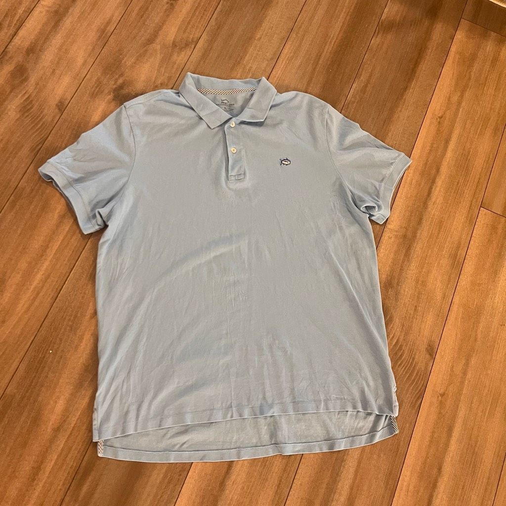 Southern Tide Southern Tide Blue Casual Polo Shirt Men XL Bin N-42 Size US XL / EU 56 / 4 - 1 Thumbnail