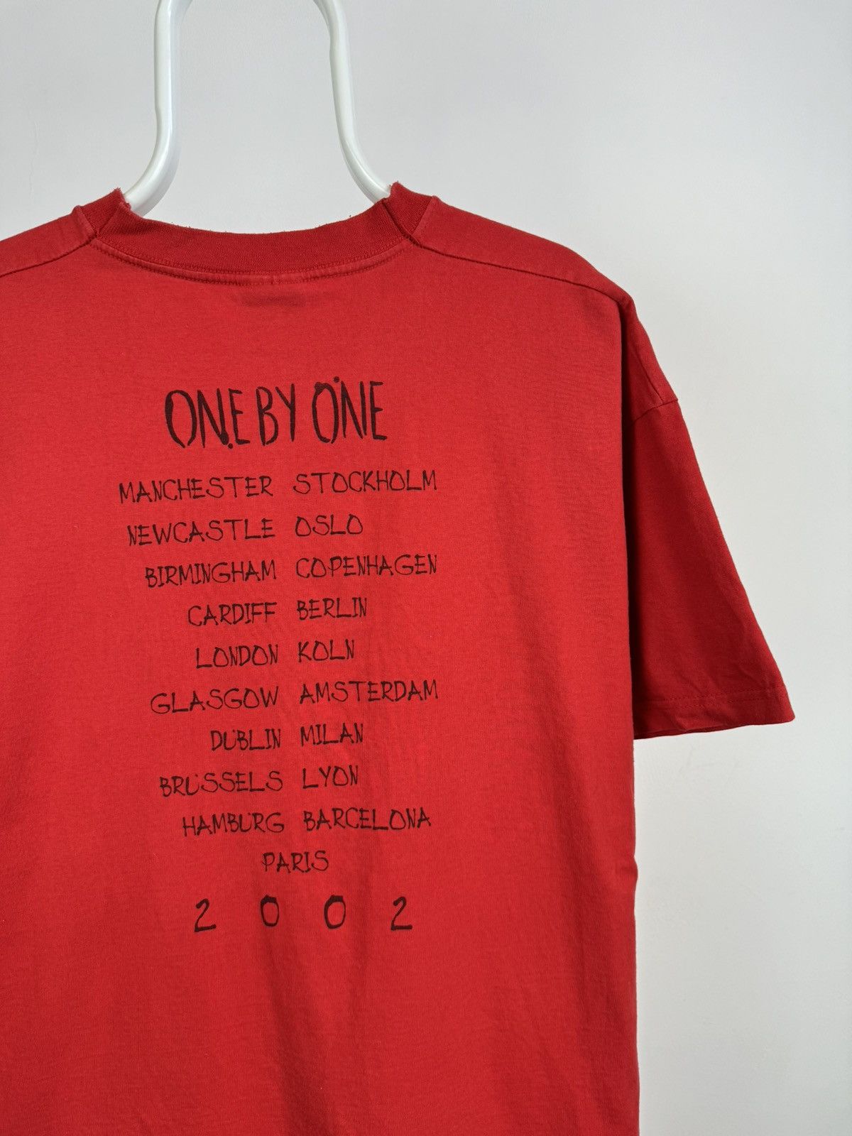 Band Tees Vintage 2002 Foo Fighters One By One Big Logo Tee Size US XL / EU 56 / 4 - 6 Thumbnail