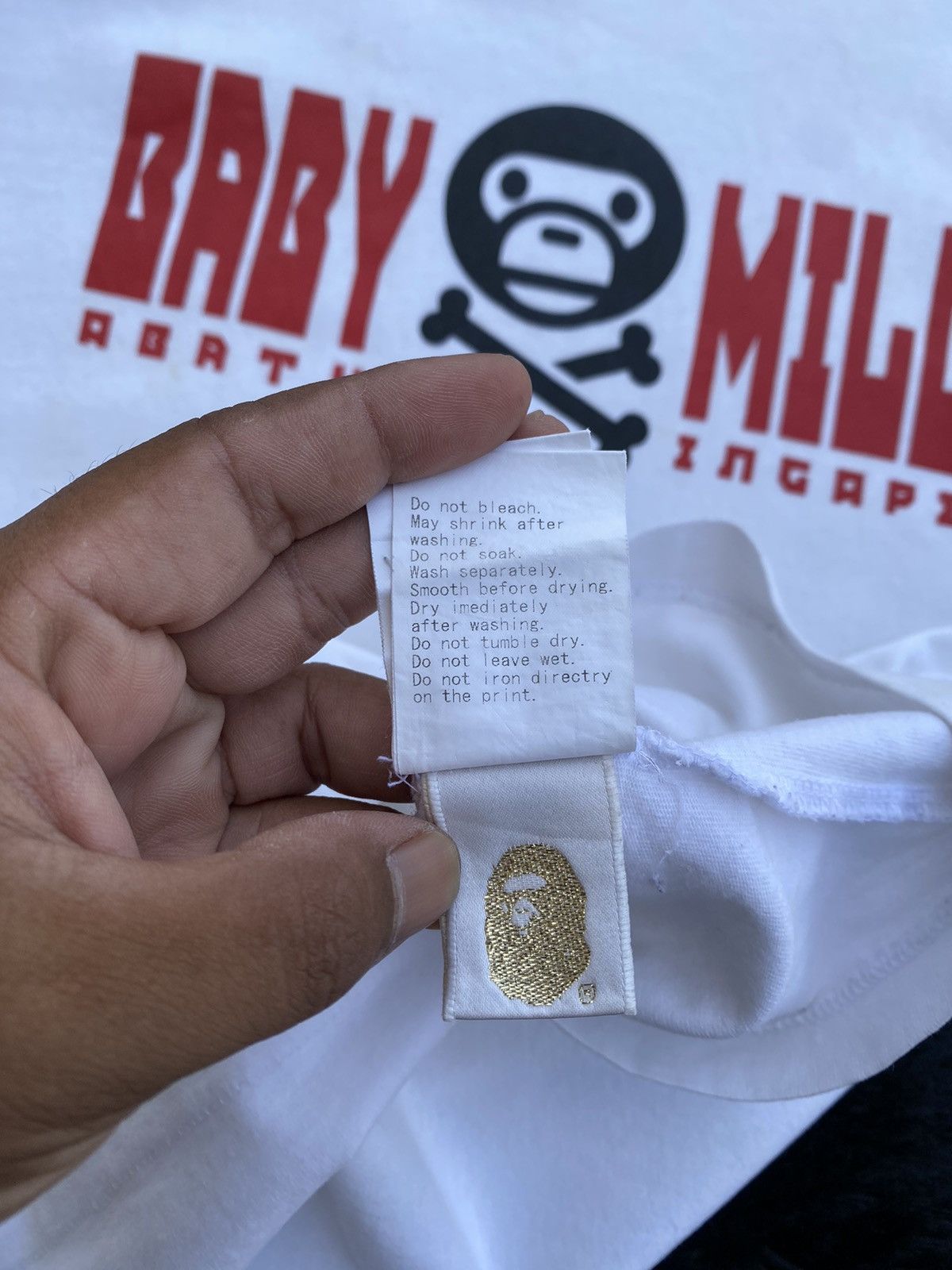 Bape Rare Baby Milo by BAPE A Bathing Ape Tshirt Size US XL / EU 56 / 4 - 11 Thumbnail