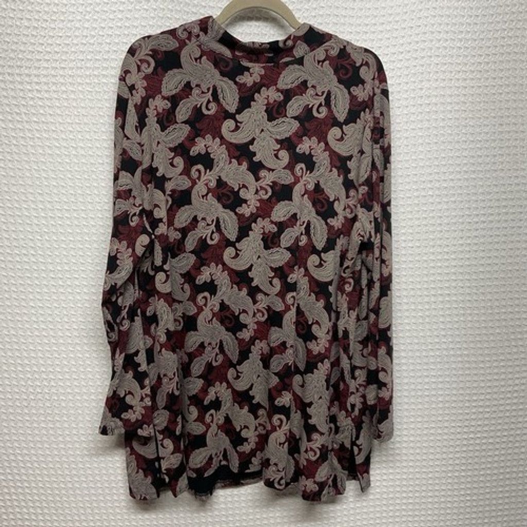J. Jill NWOT J. Jill Wearever Crossover V-neck Tunic Top Size 2X Size XXL / US 16-18 / IT 52-54 - 5 Thumbnail