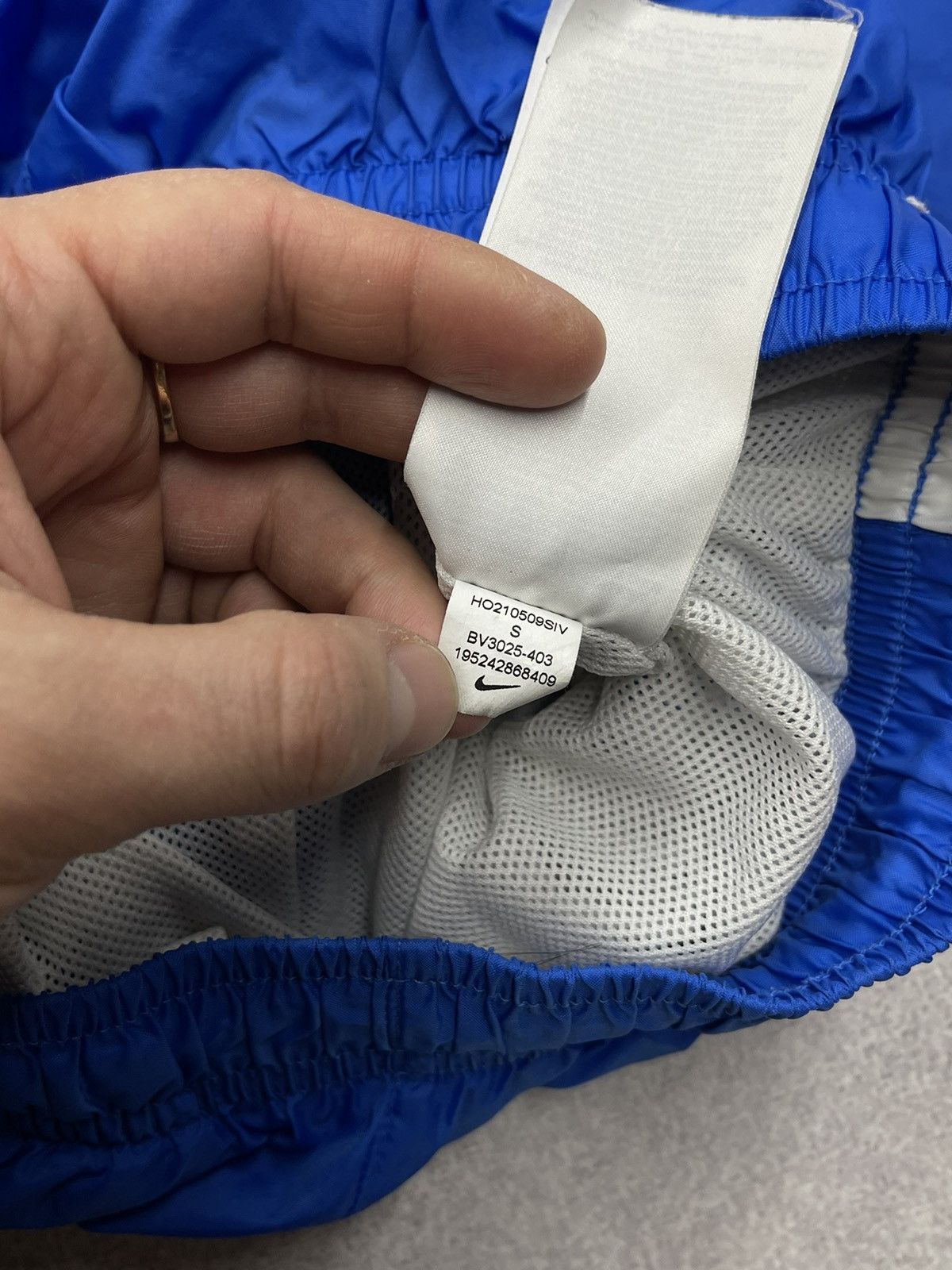 Nike × Nike ACG Mens Nike Nylon Joggers Sweatpants Blue Drill Drip Y2K ACG Size US 30 / EU 46 - 9 Thumbnail